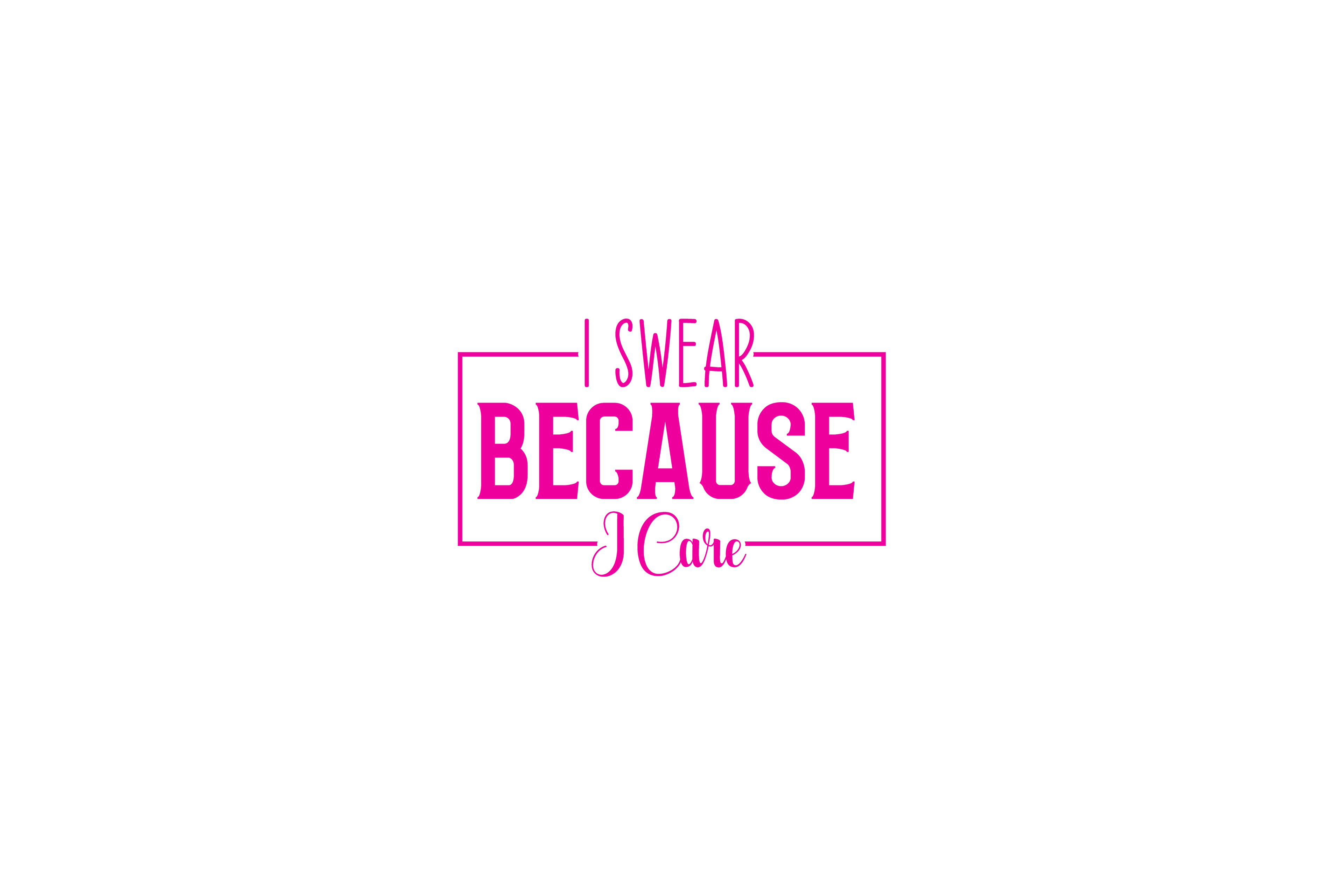 STICKER: I SWEAR BECAUSE I CAN - OzDecalz