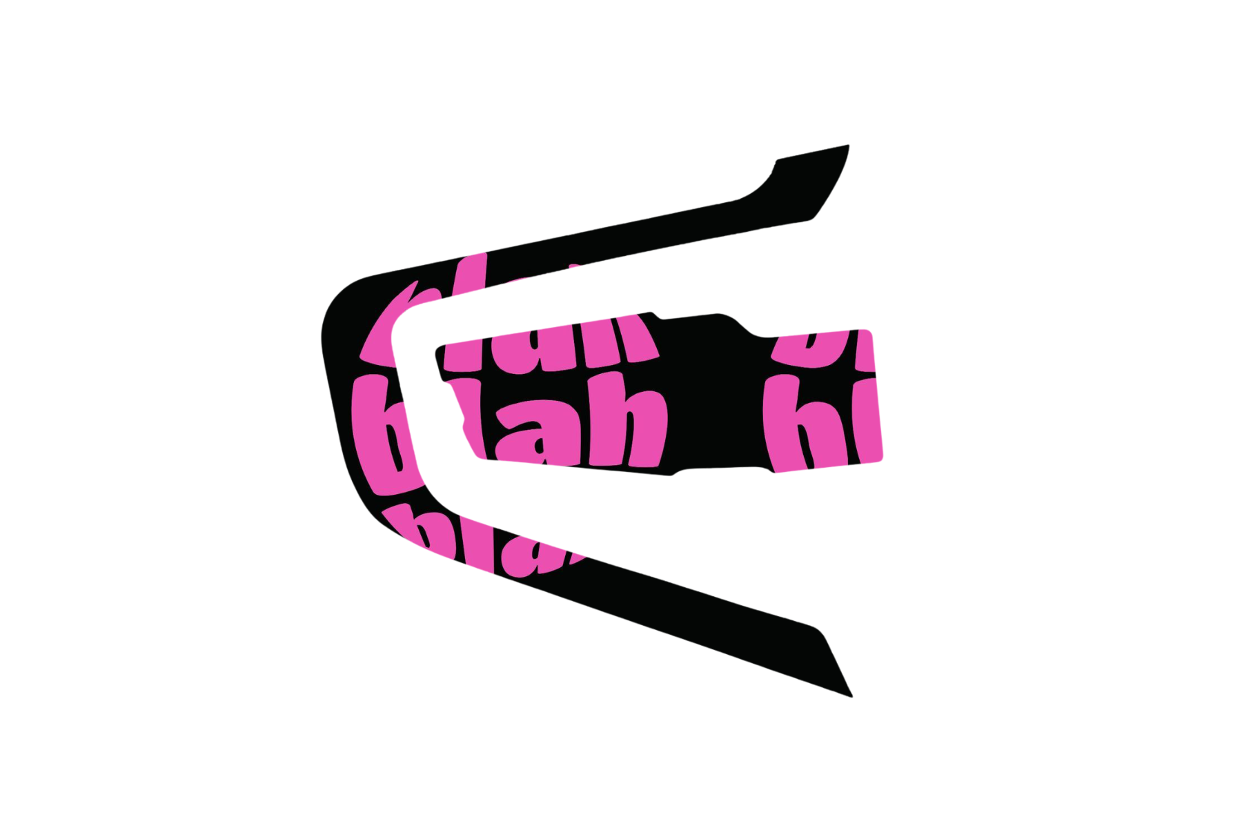 INTERCOM SKIN: BLAH BLAH PINK