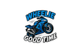 Die-Cut Sticker: WHEELIE GOOD TIME