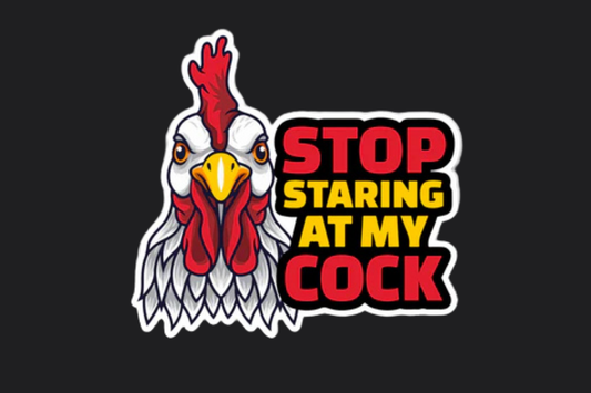 STOP STARING STICKER