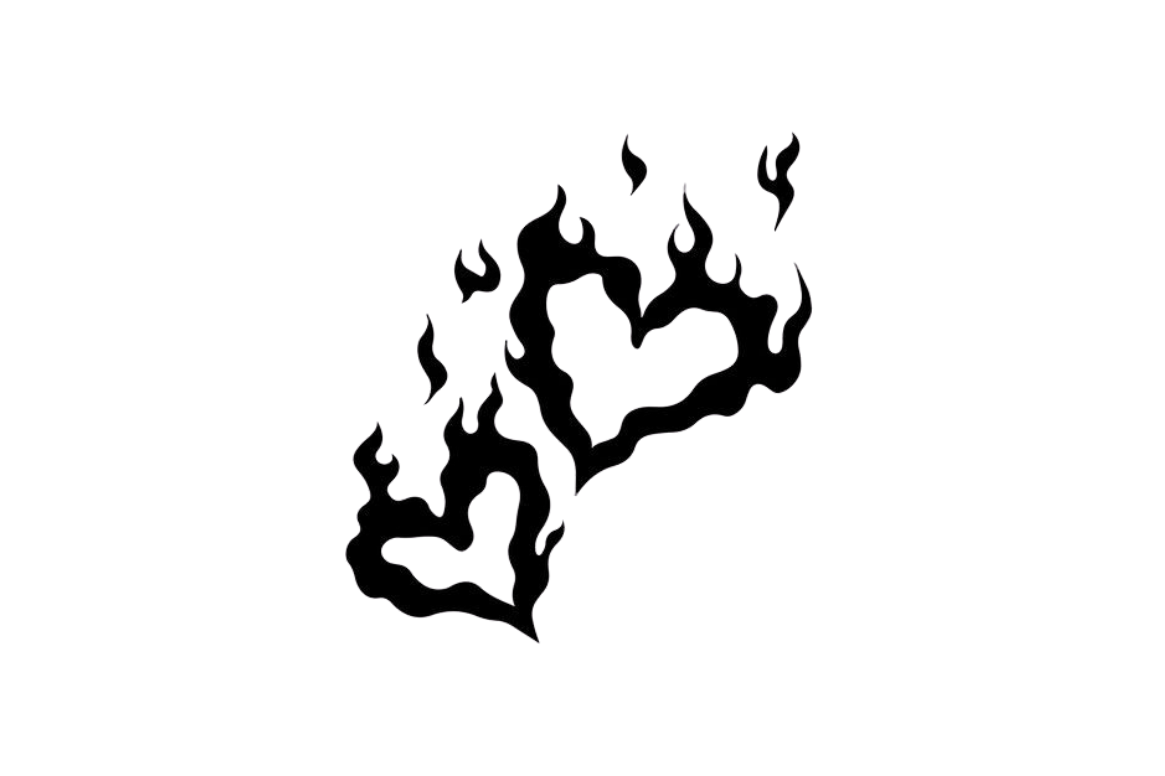 HELMET DECAL: DOUBLE HEART