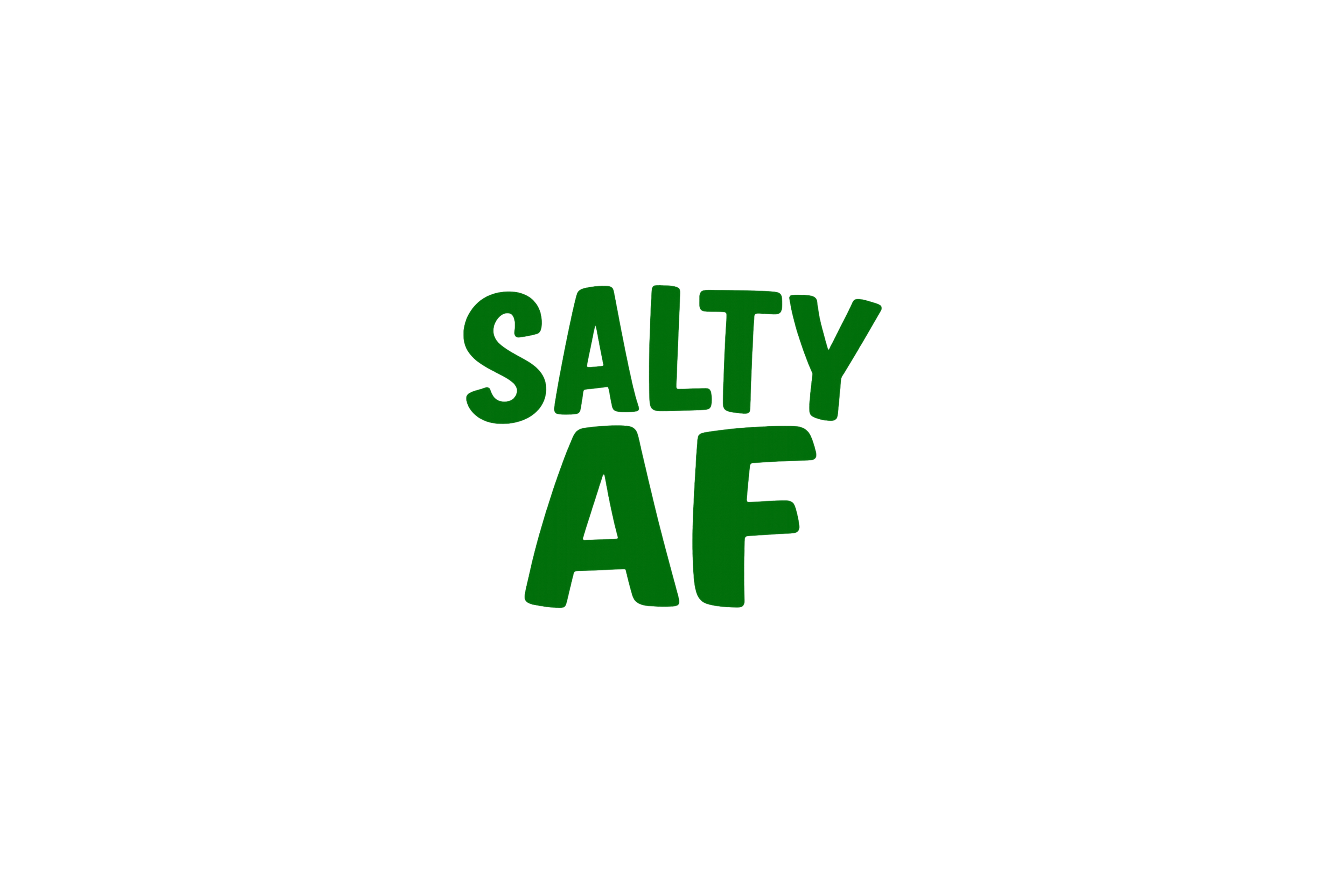 STICKER: SALTY AF