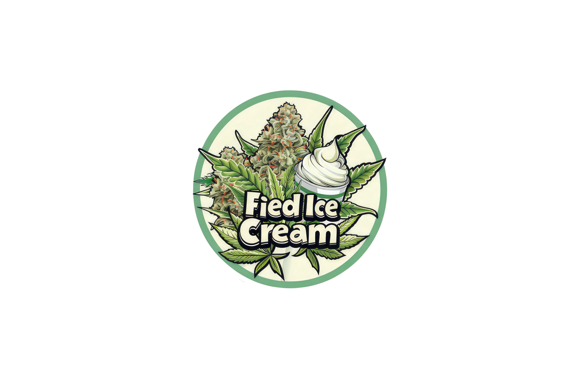 STICKER: FIED ICE CREAM