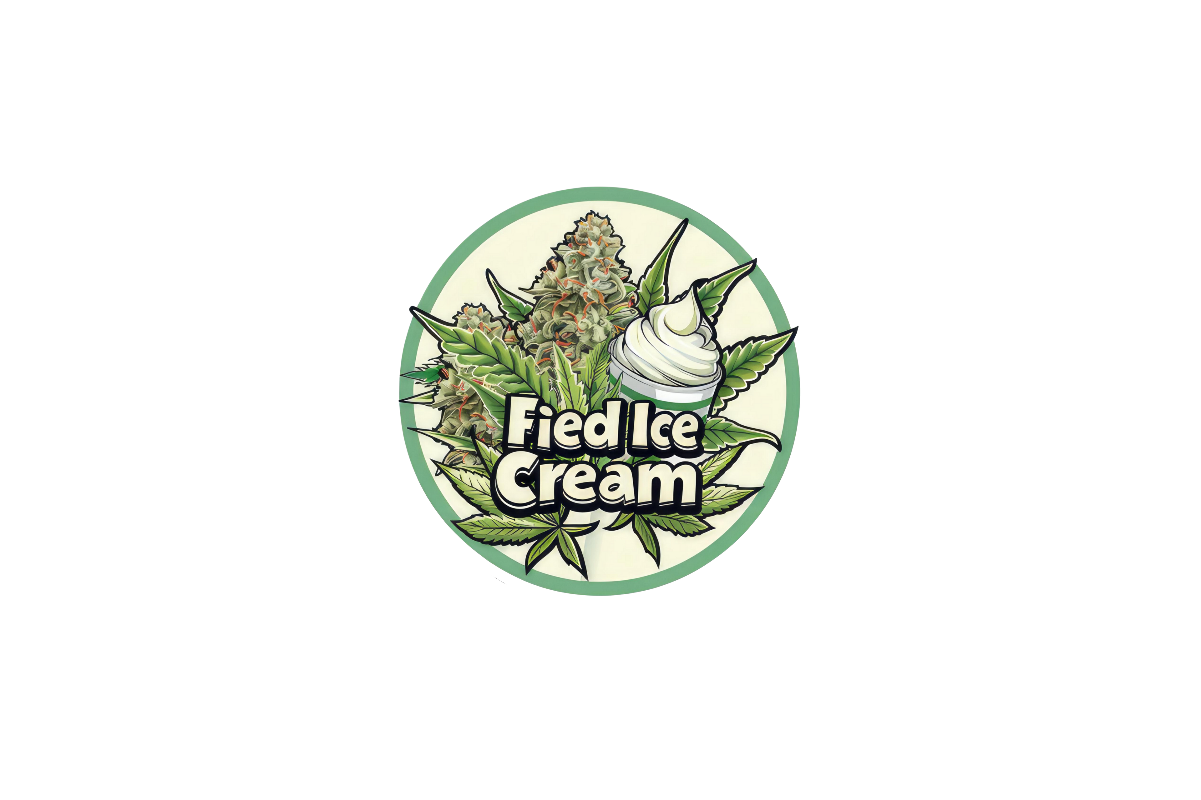 STICKER: FIED ICE CREAM