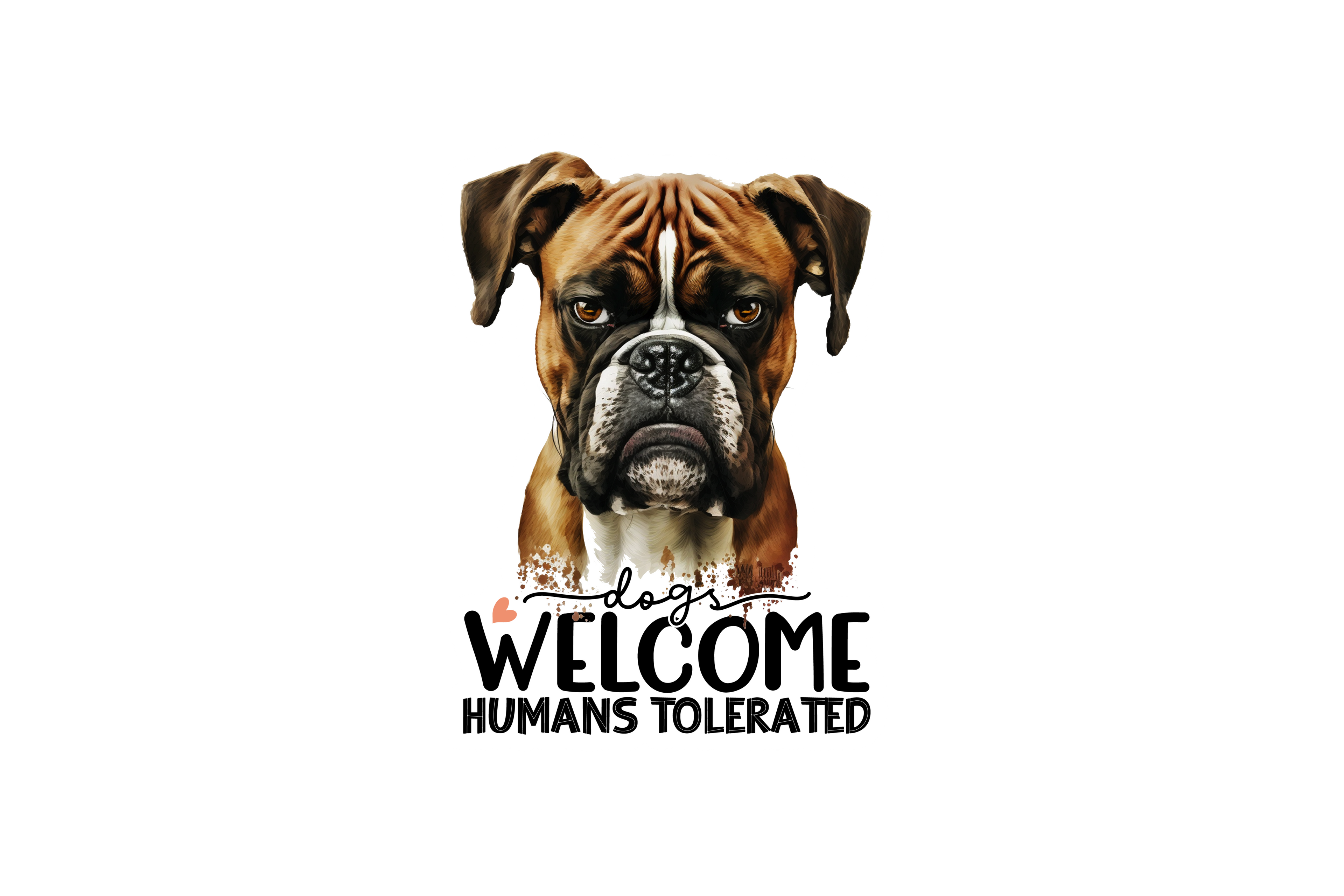 STICKER: WELCOME HUMANS TOLERATED - OzDecalz