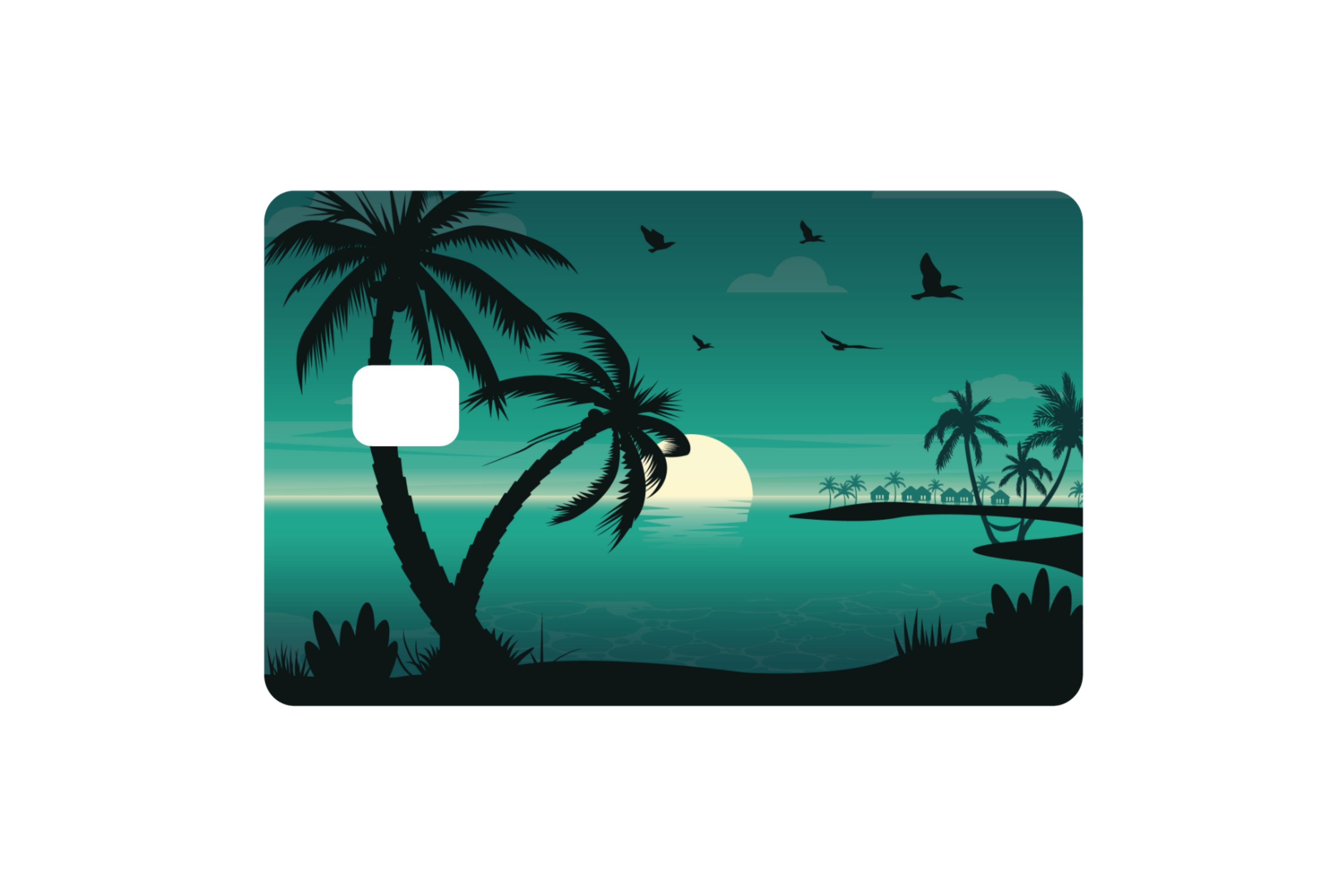 CARD WRAP: SUNSET
