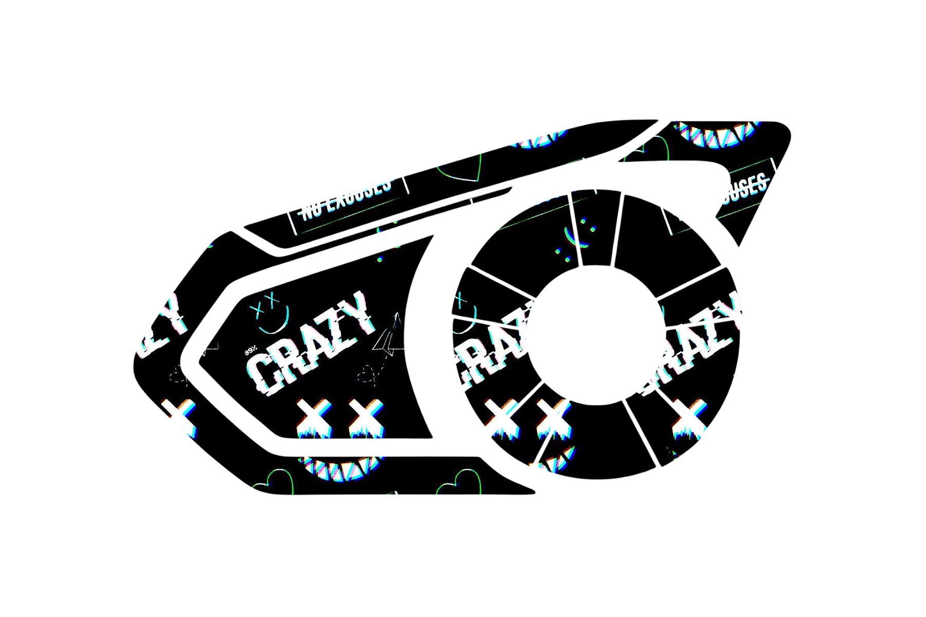 Skin for Sena 30K: CRAZY GRUNGE