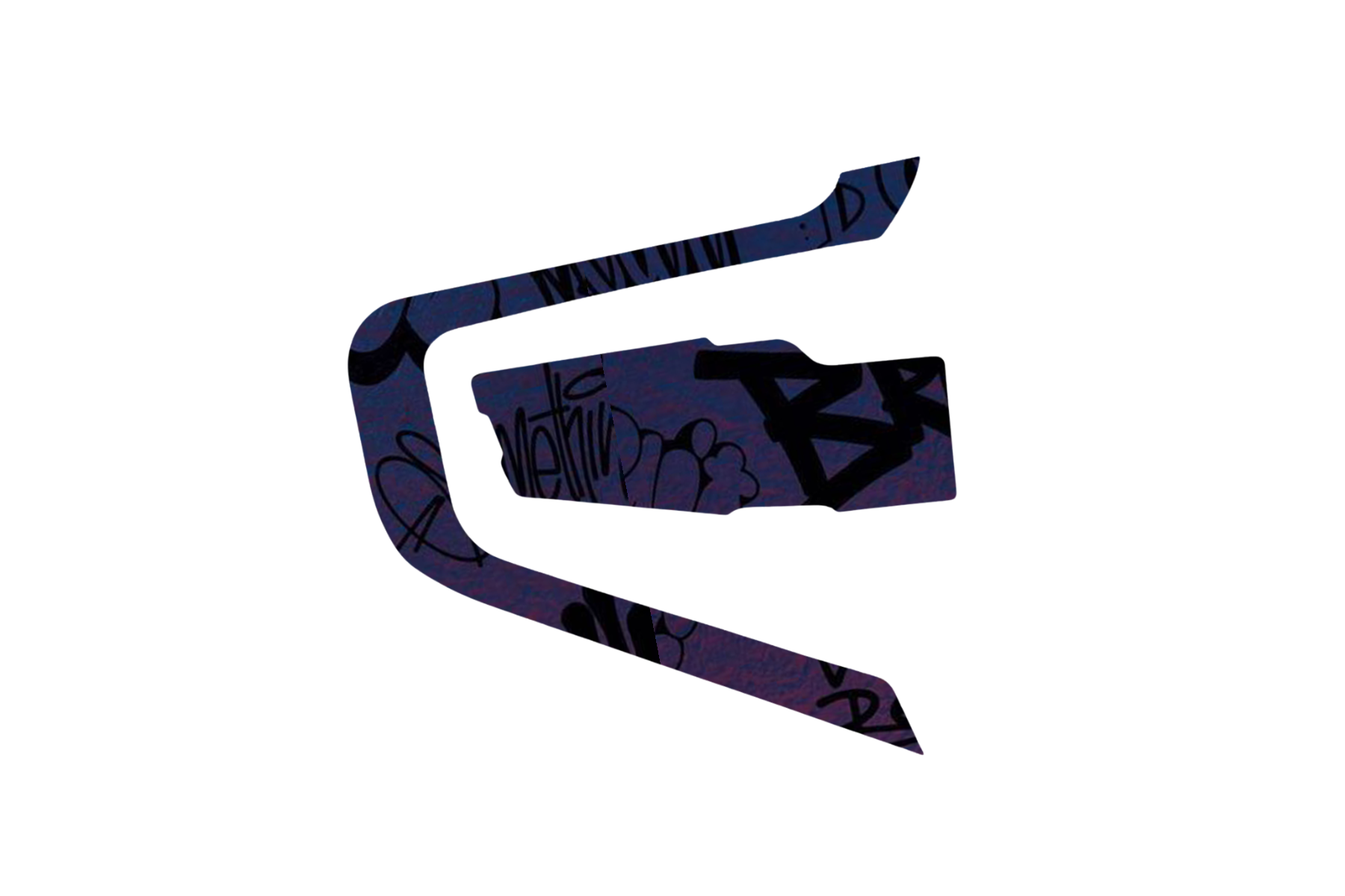 Packtalk Bold Skin: PURPLE GRAFFITI DARK