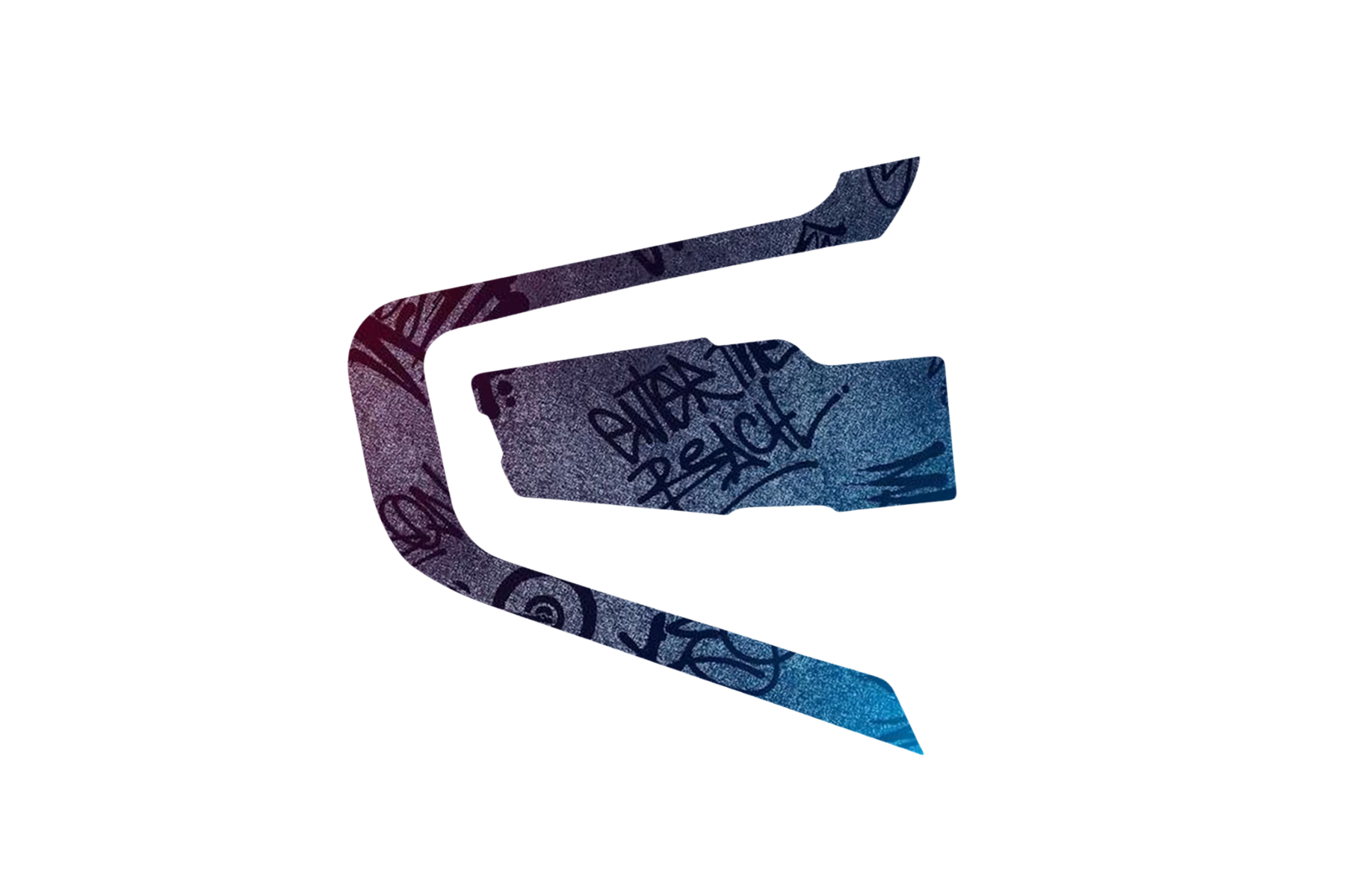 Packtalk Bold Skin: PAISLEY PURPLE CYAN FADE