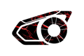 Skin for Sena 30K: RED LIGHTNING STRIKE