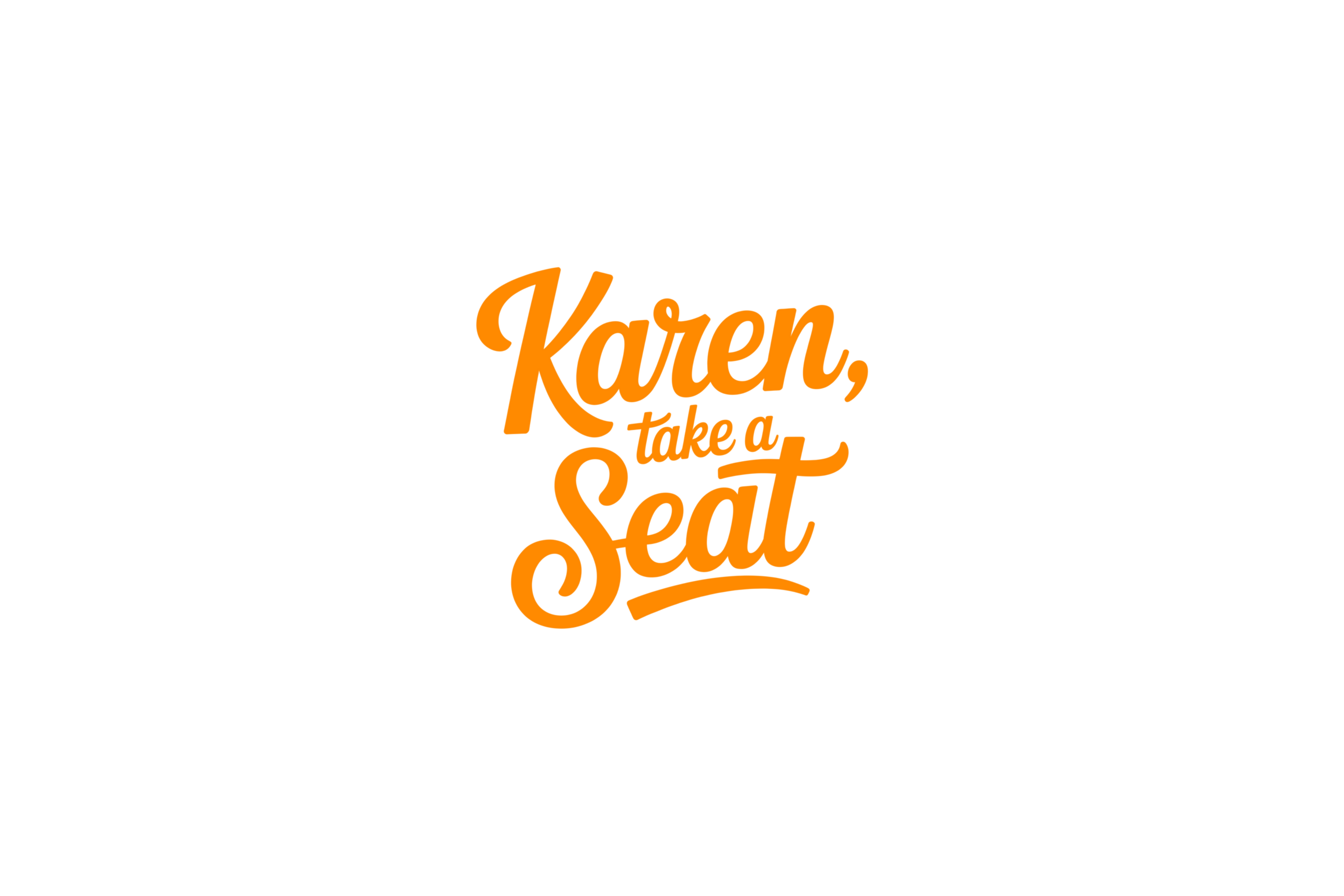 STICKER: KAREN, TAKE A SEAT - OzDecalz