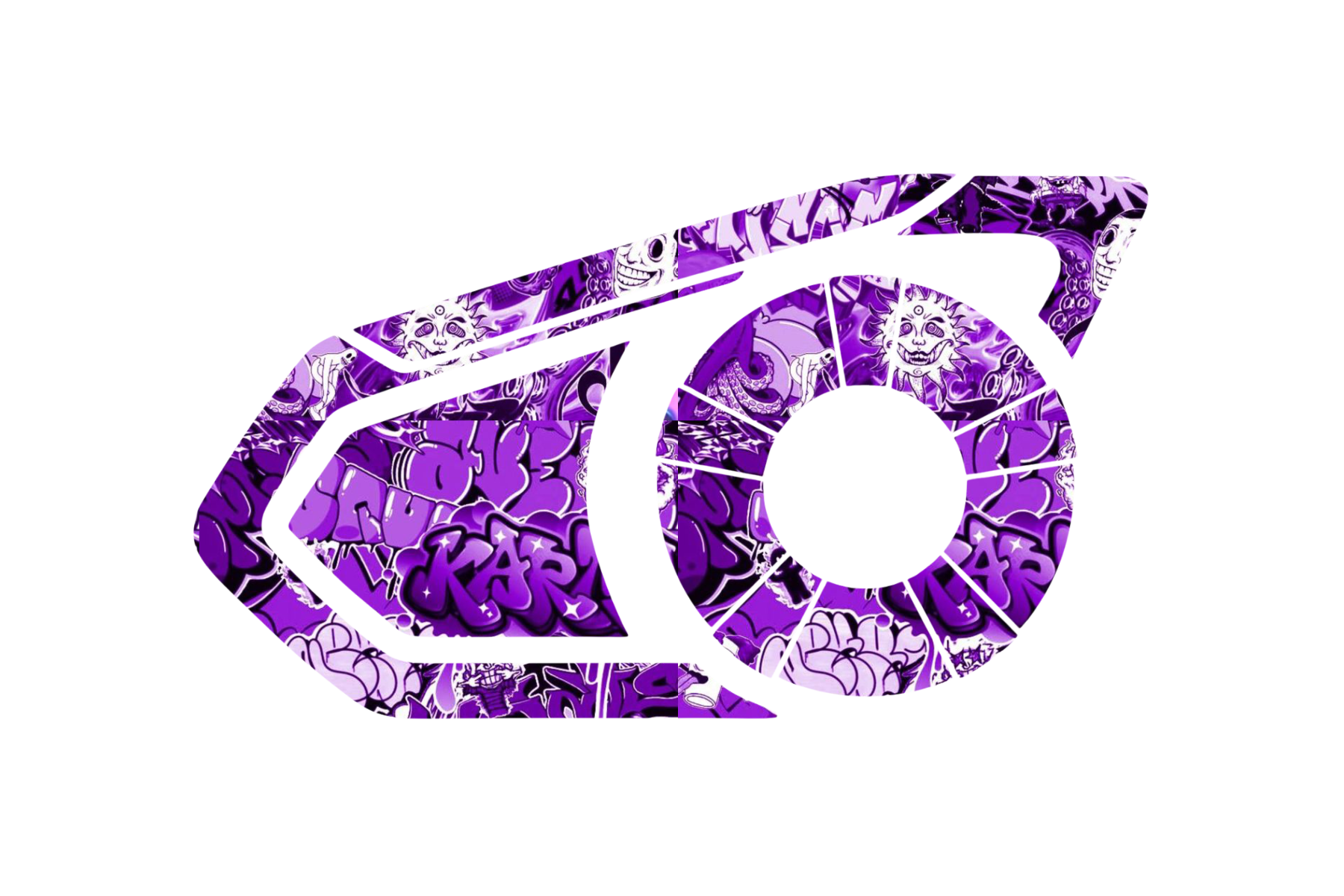 Skin for Sena 30K: PURPLE CHAOS