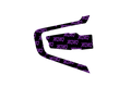 Packtalk Bold Skin: PURPLE XOXO HEARTS