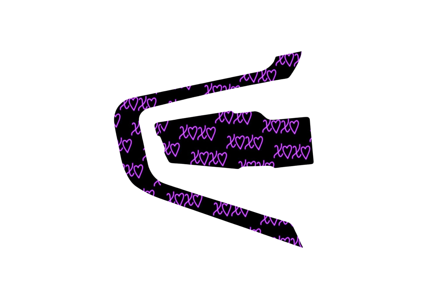 INTERCOM SKIN: PURPLE XOXO HEARTS