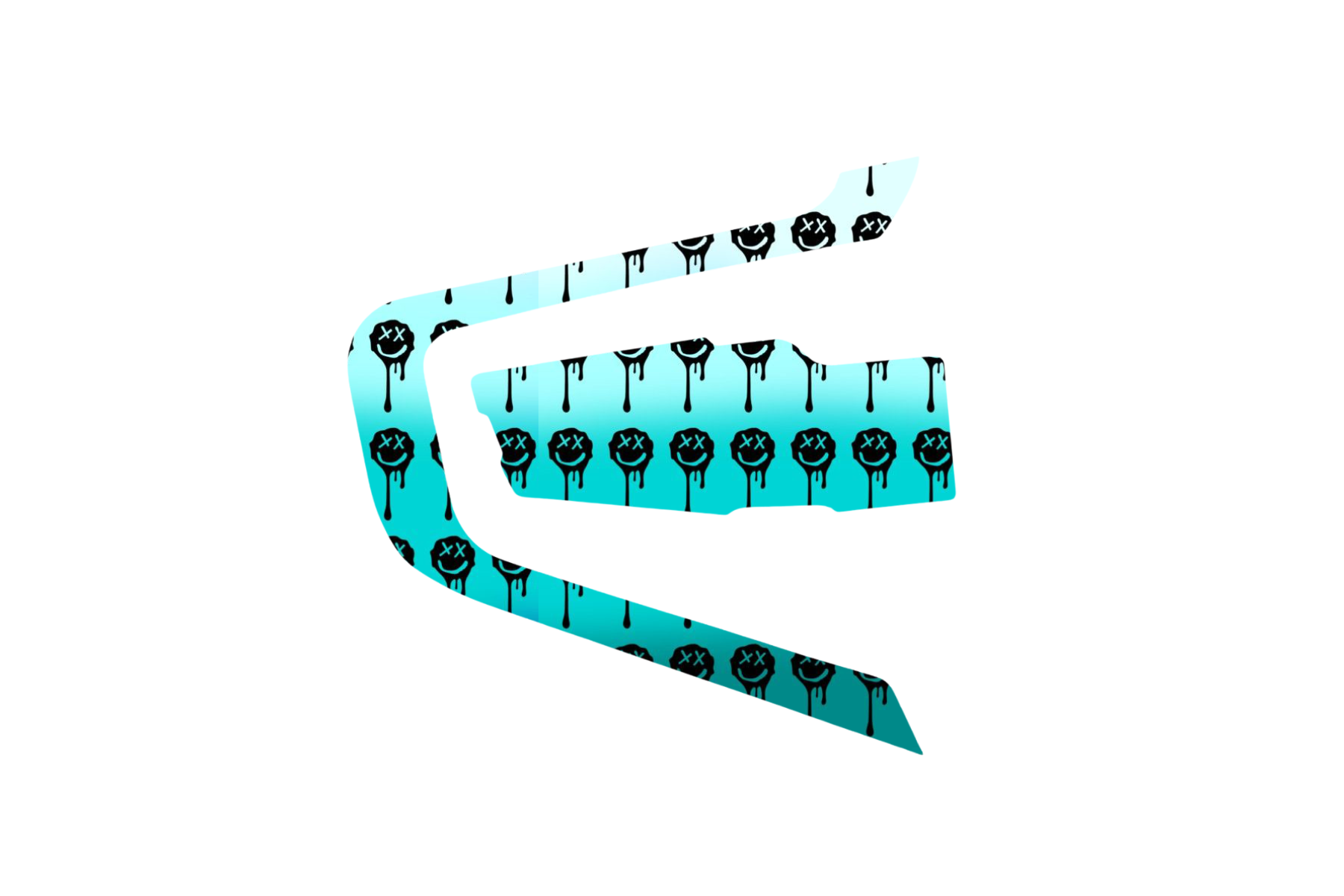 INTERCOM SKIN: CYAN SMILEY DRIP