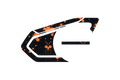 Skin for Sena 50S: ORANGE SPLATTER