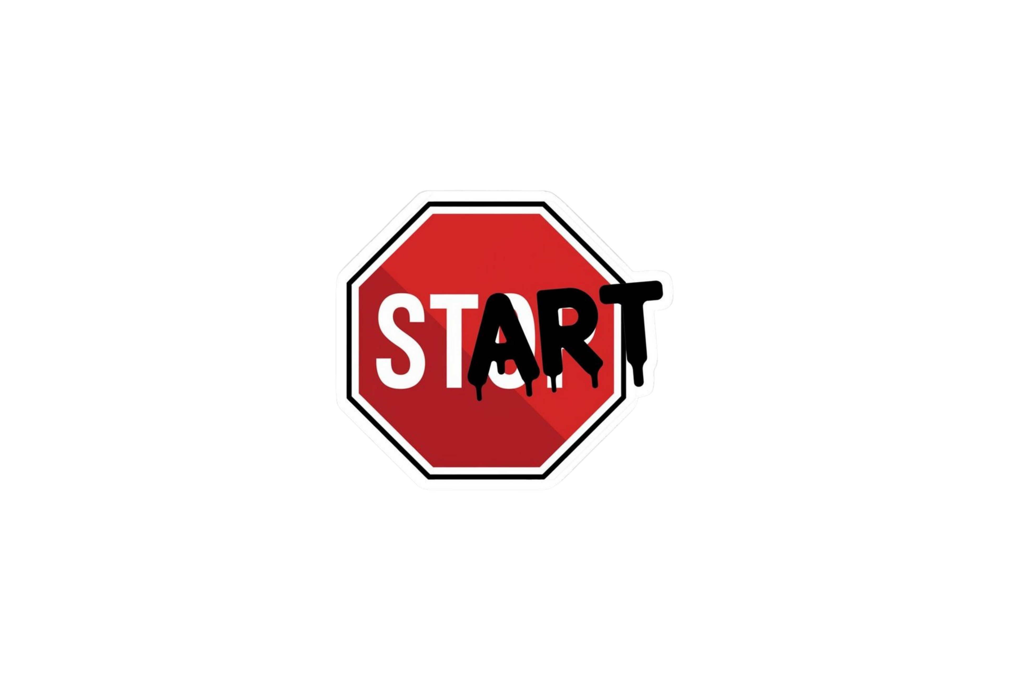 STICKER: START