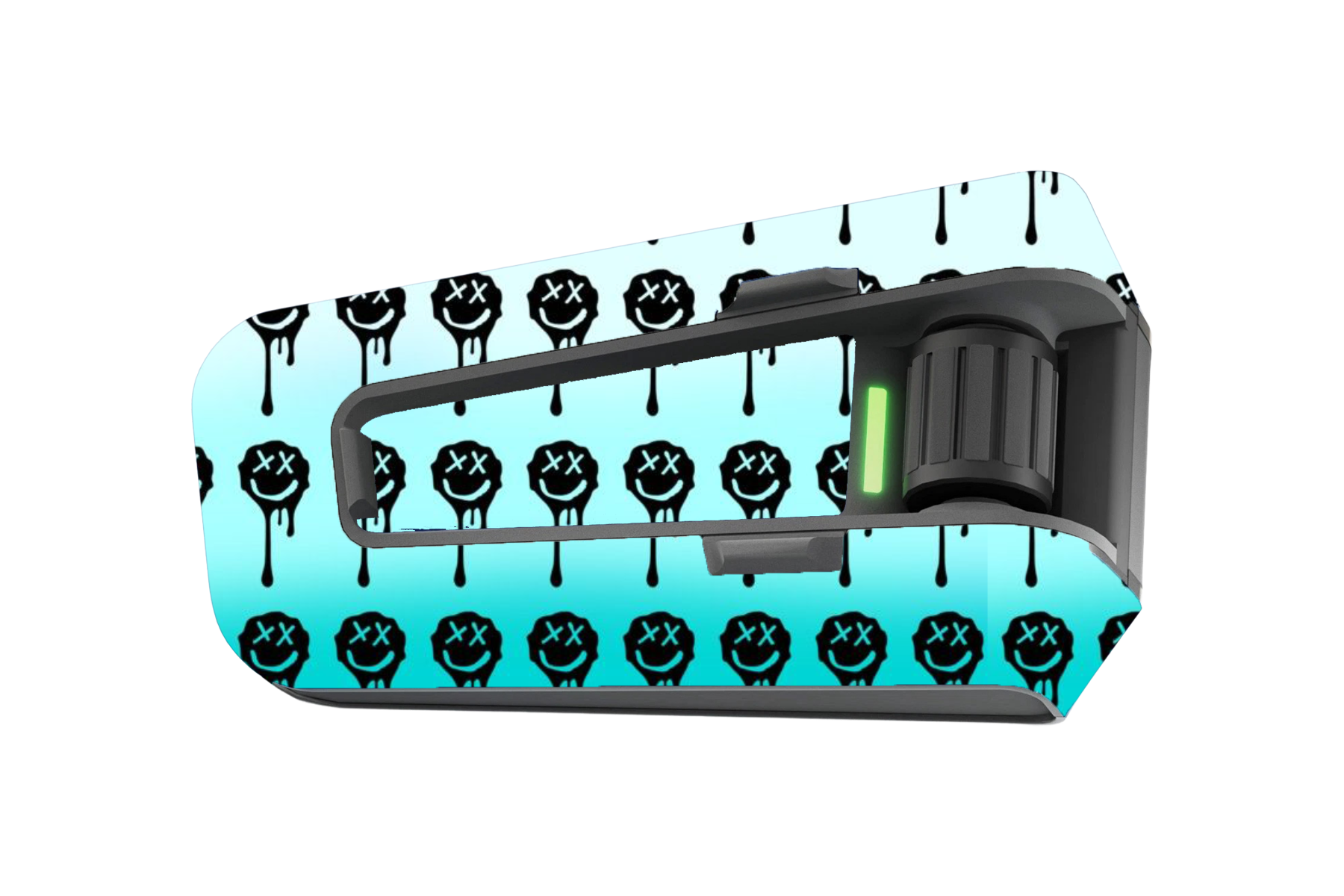 Packtalk  Skin: CYAN SMILEY DRIP