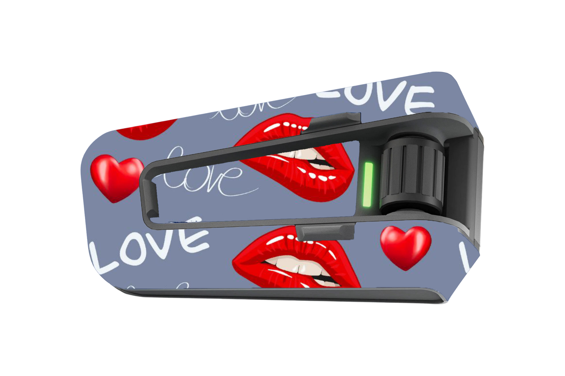 INTERCOM SKIN: LOVE LIPS GREY