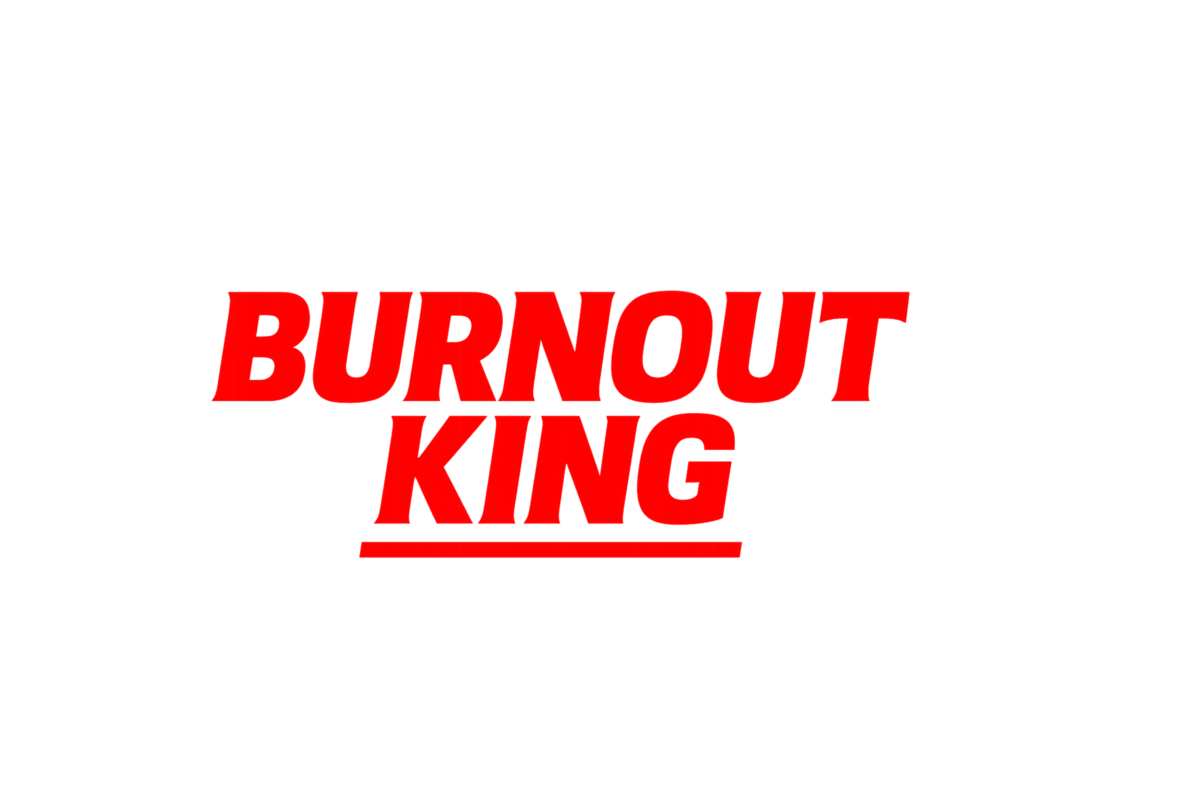 STICKER: BURNOUT KING