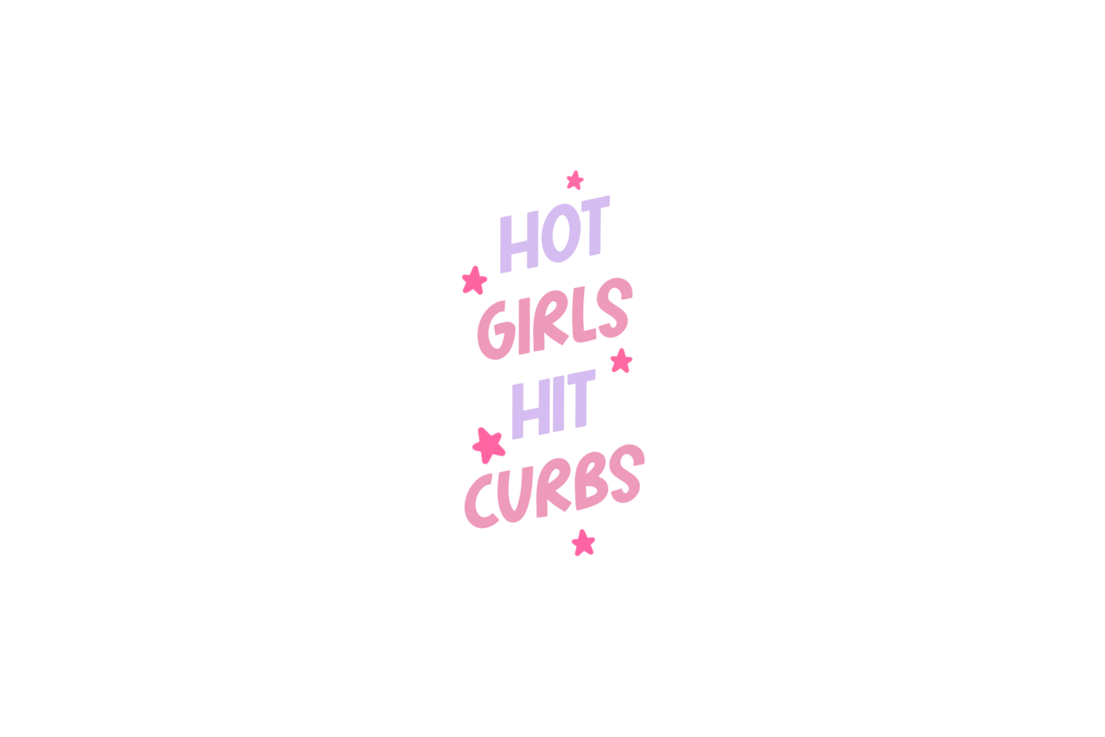 STICKER: HOT GIRLS HIT CURBS