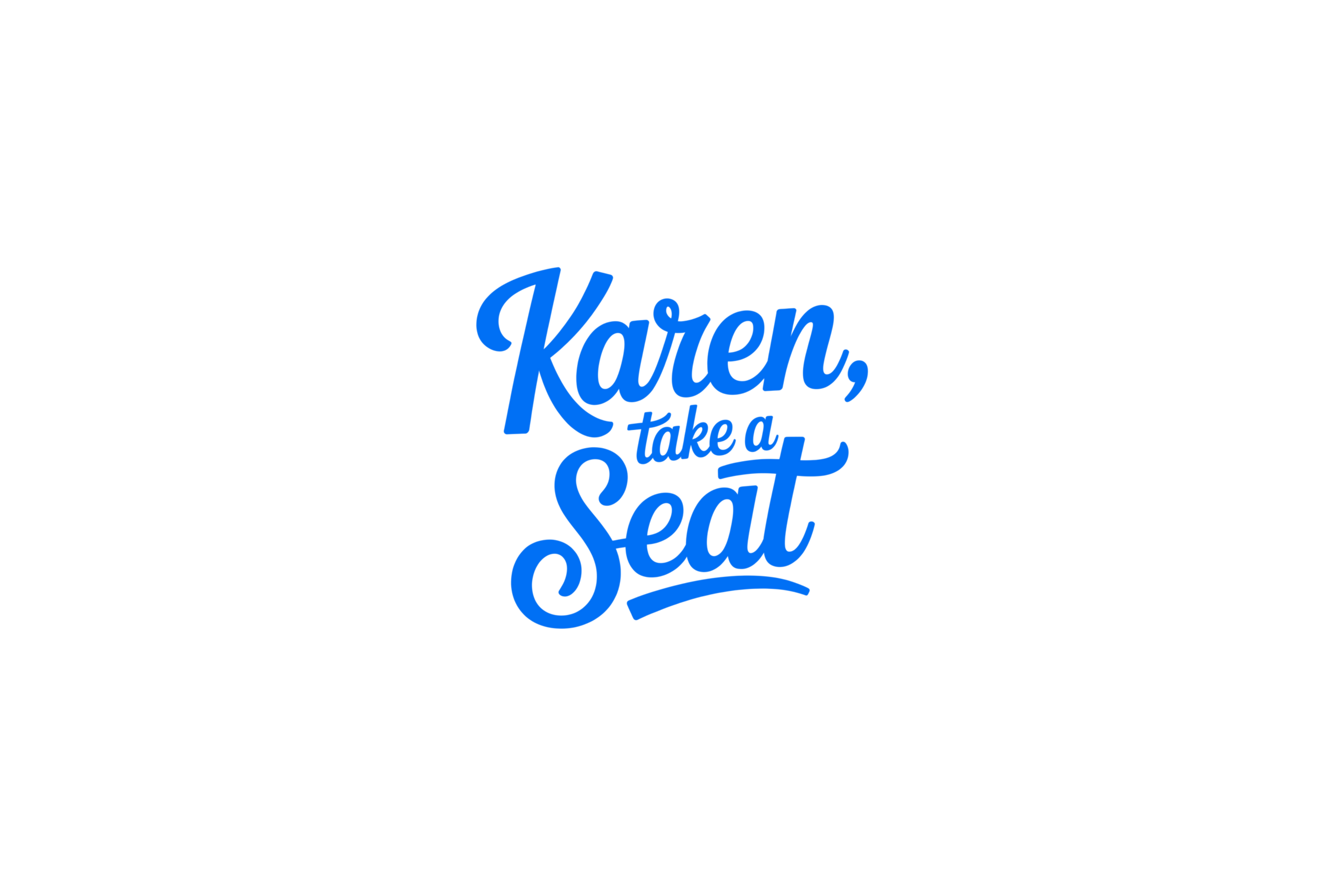 STICKER: KAREN, TAKE A SEAT - OzDecalz