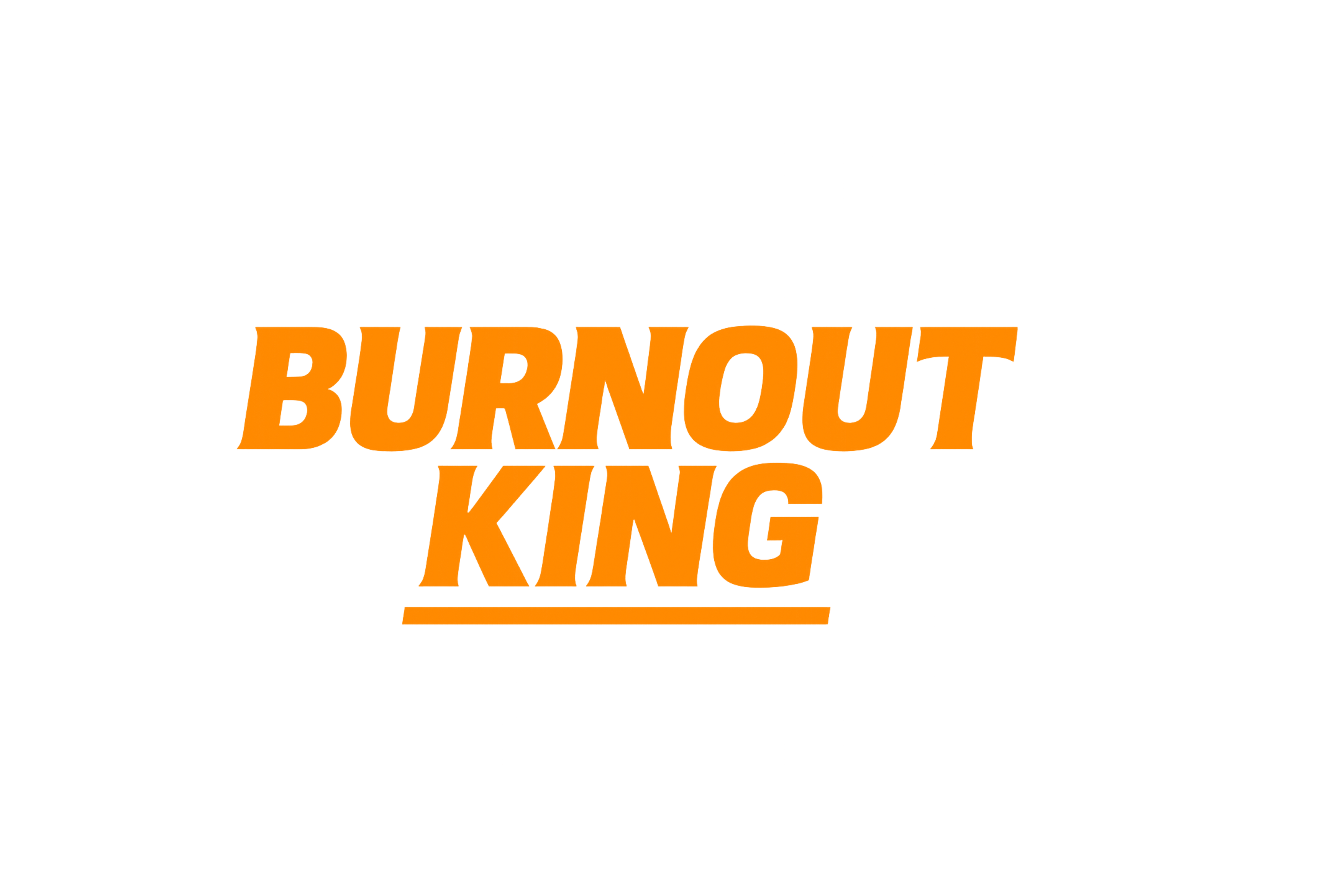 STICKER: BURNOUT KING
