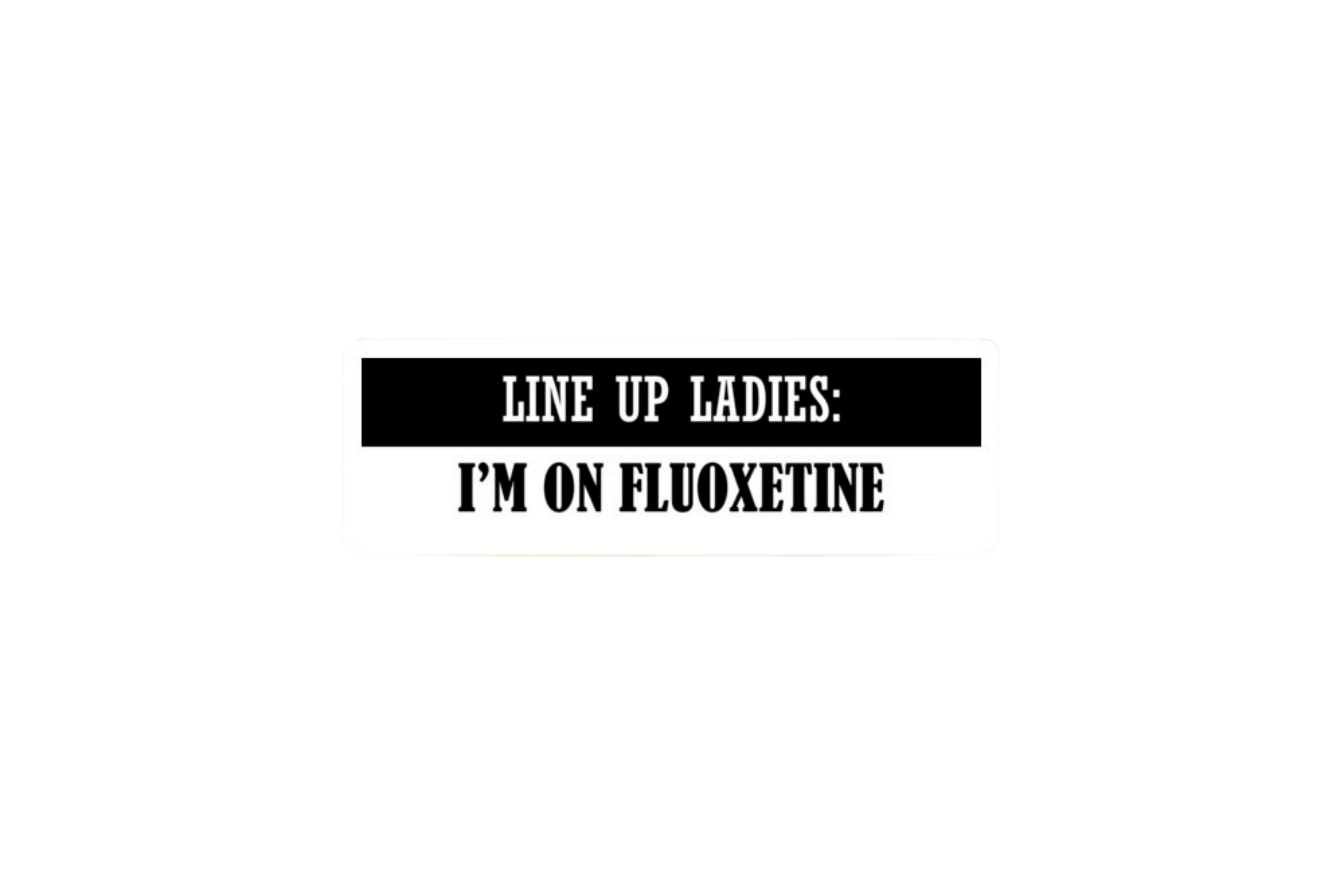 SLAP STICKER: LINE UP LADIES