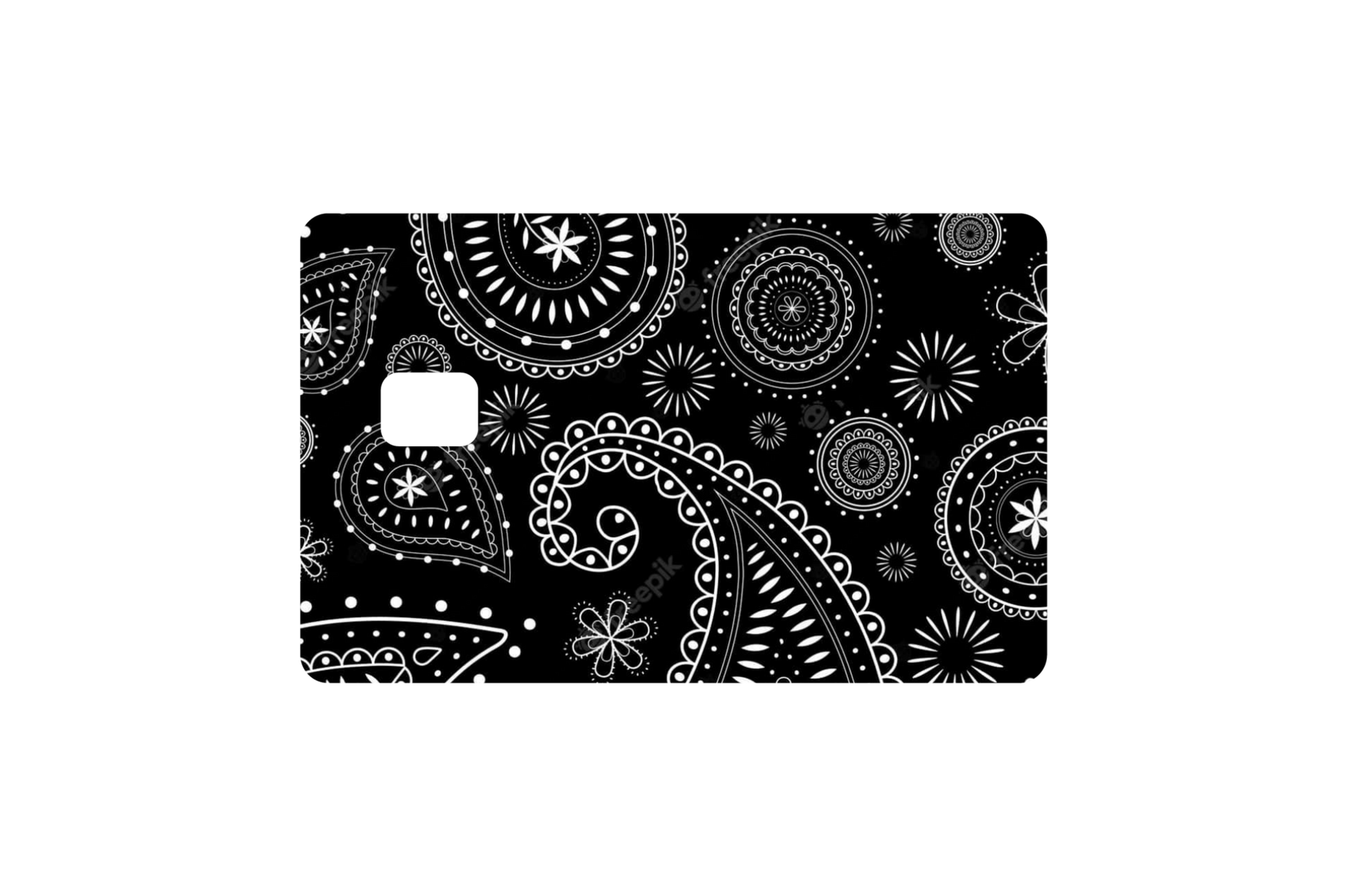 CARD WRAP: BANDANNA BLACK