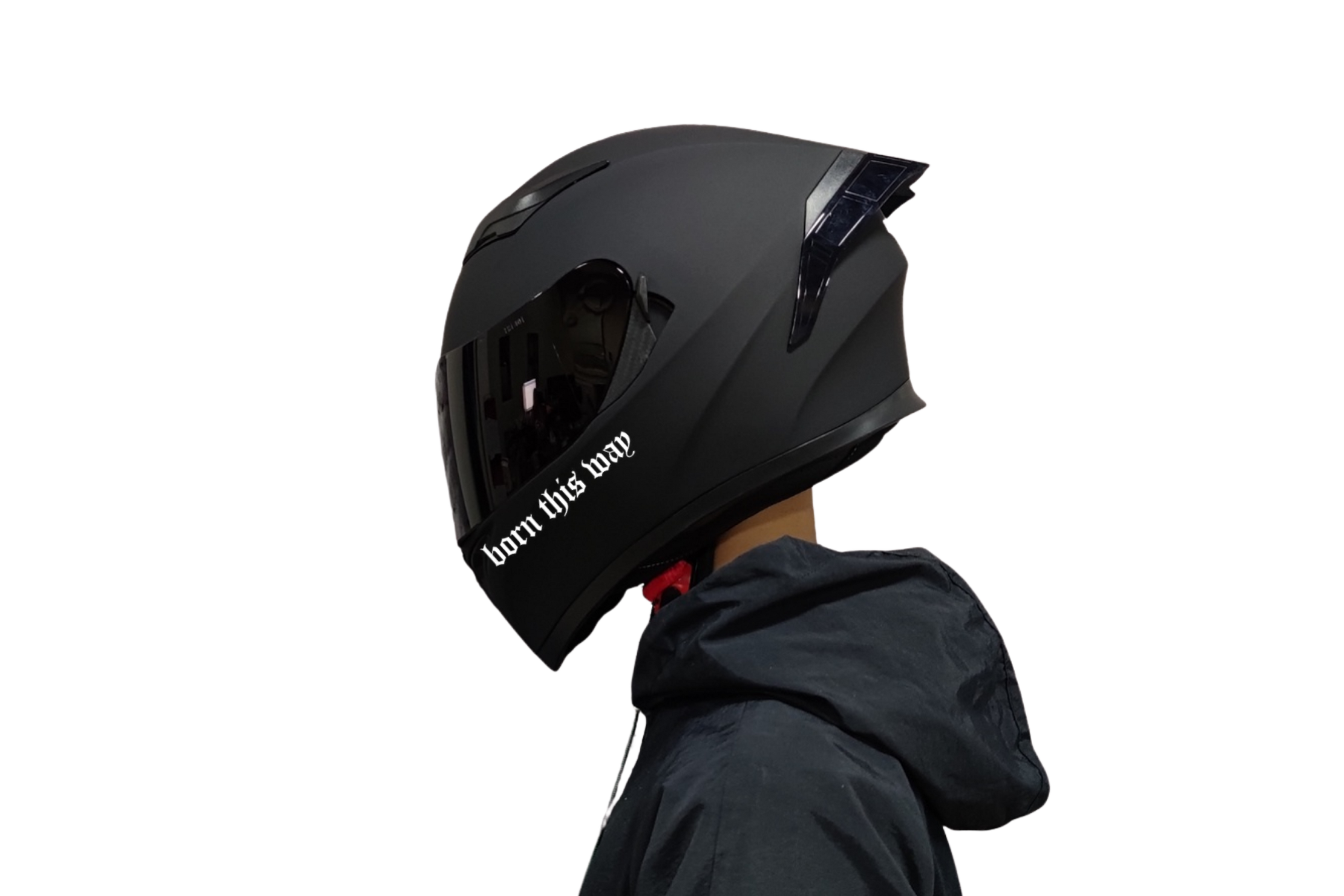 HELMET DECAL: BORN THIS WAY