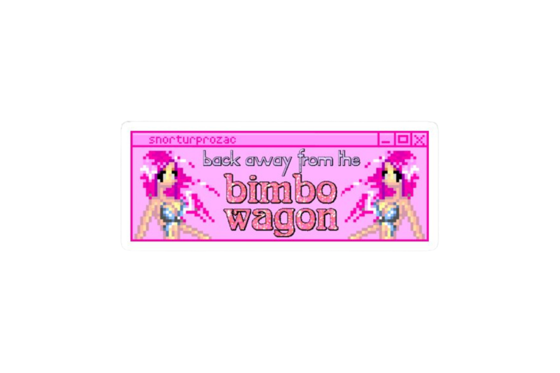 SLAP STICKER: BIMBO WAGON