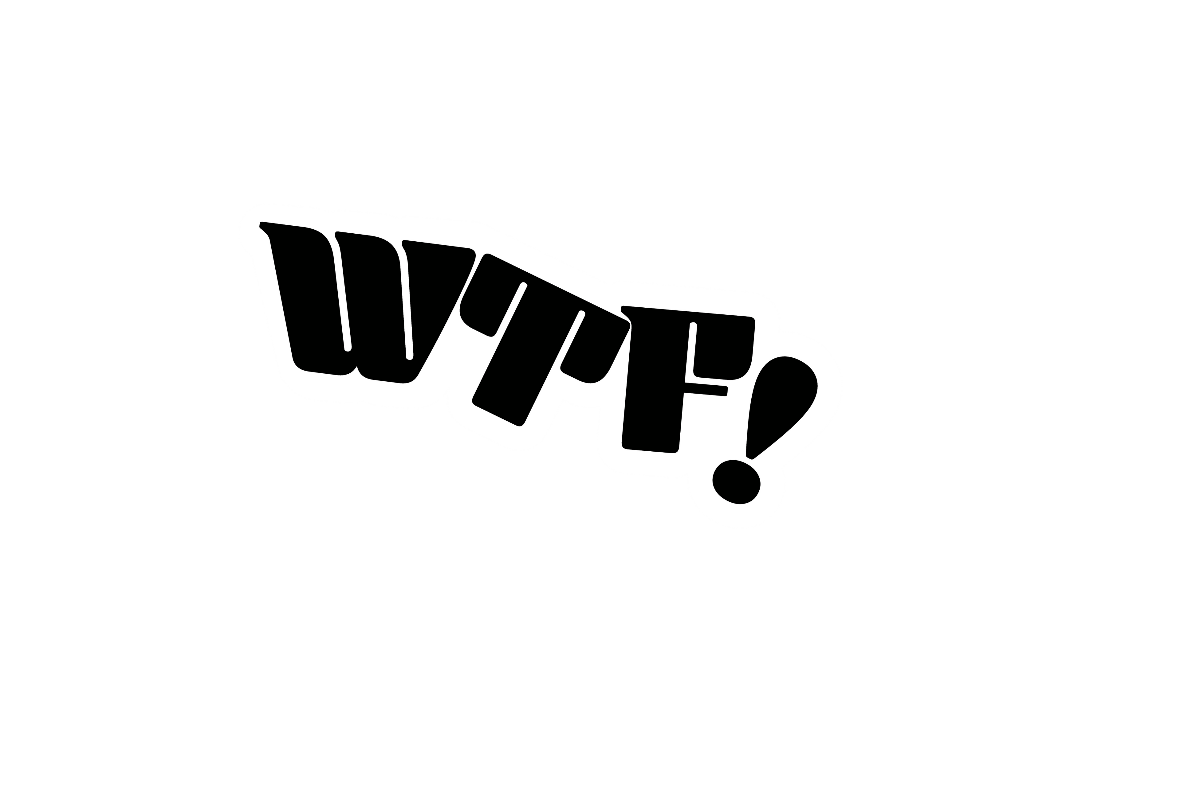 STICKER: WTF!
