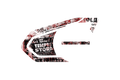 Skin for Sena 50S: RED STICKER COLLAGE