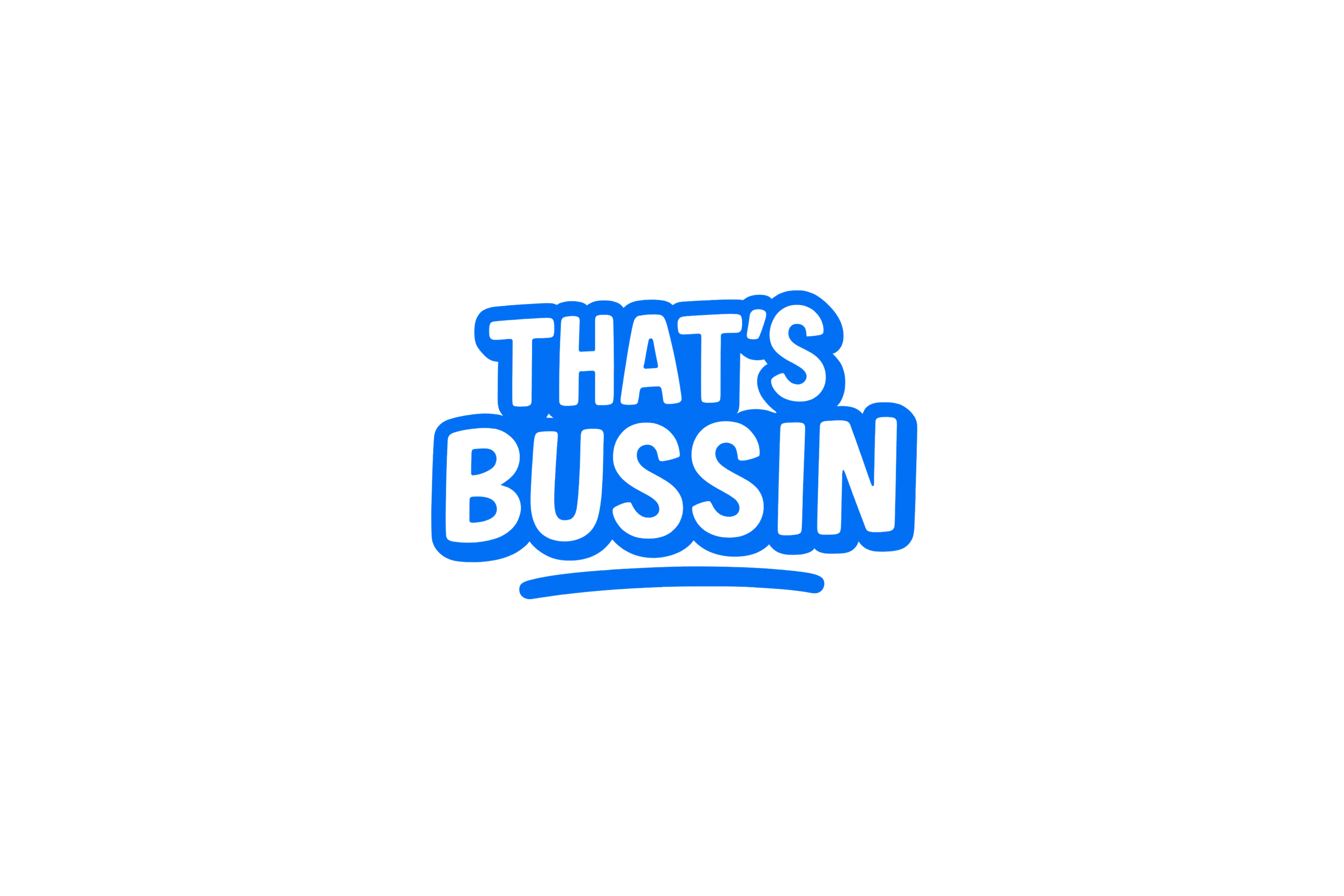 STICKER: THAT'S BUSSIN