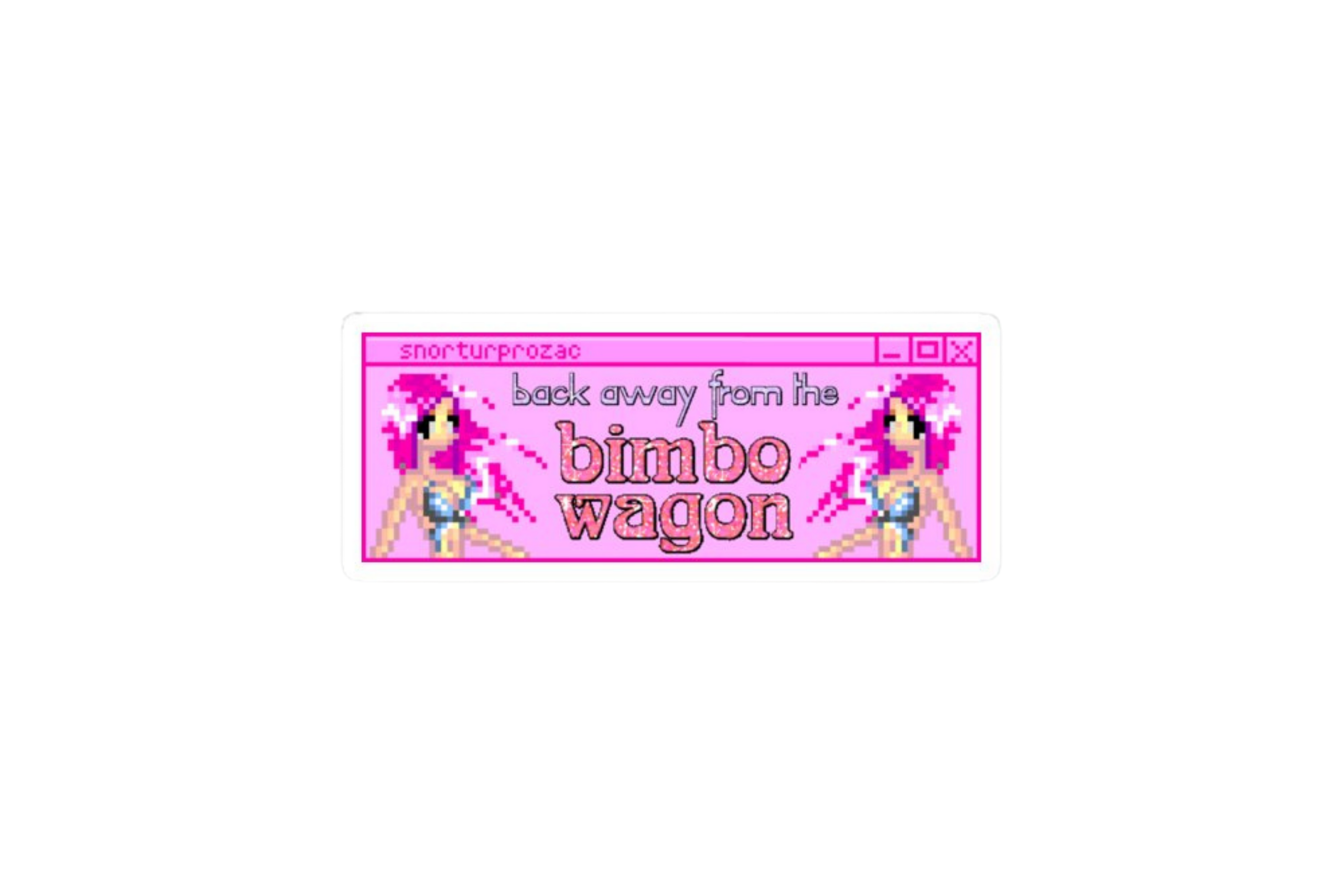 SLAP STICKER: BIMBO WAGON