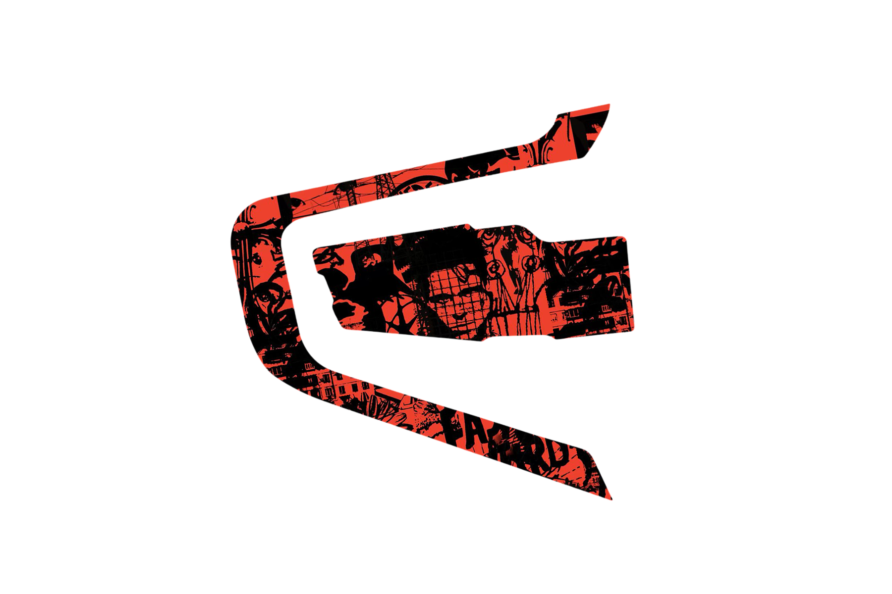 INTERCOM SKIN: RED COMIC SKULL