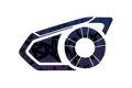 Skin for Sena 30K: CYAN PURPLE GRAFFITI