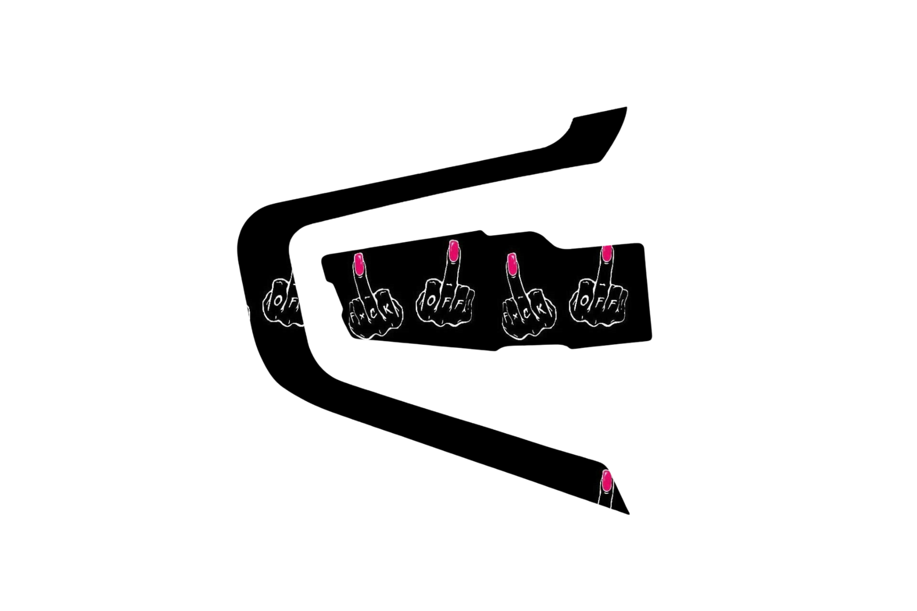 INTERCOM SKIN: MIDDLE FINGER PINK