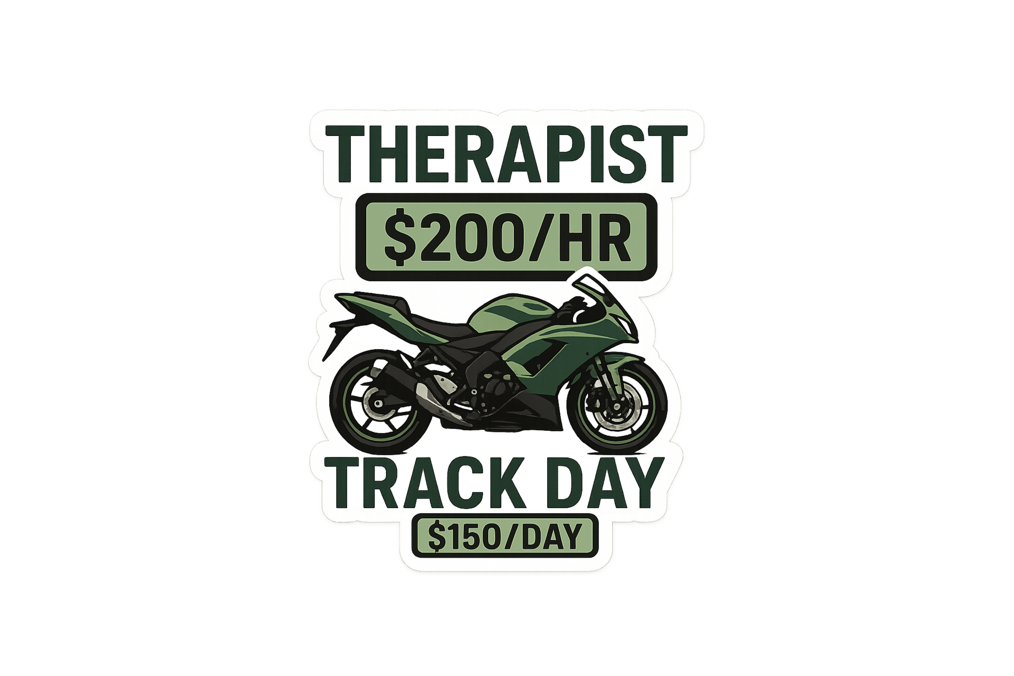 STICKER: THERAPIST $200 AN HOUR
