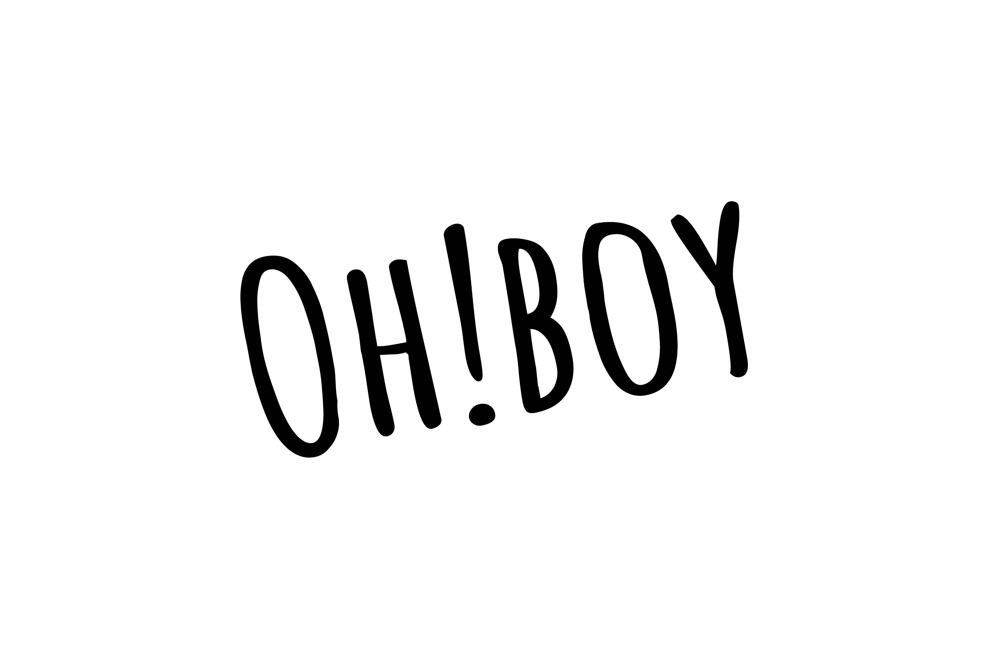 STICKER: OH! BOY