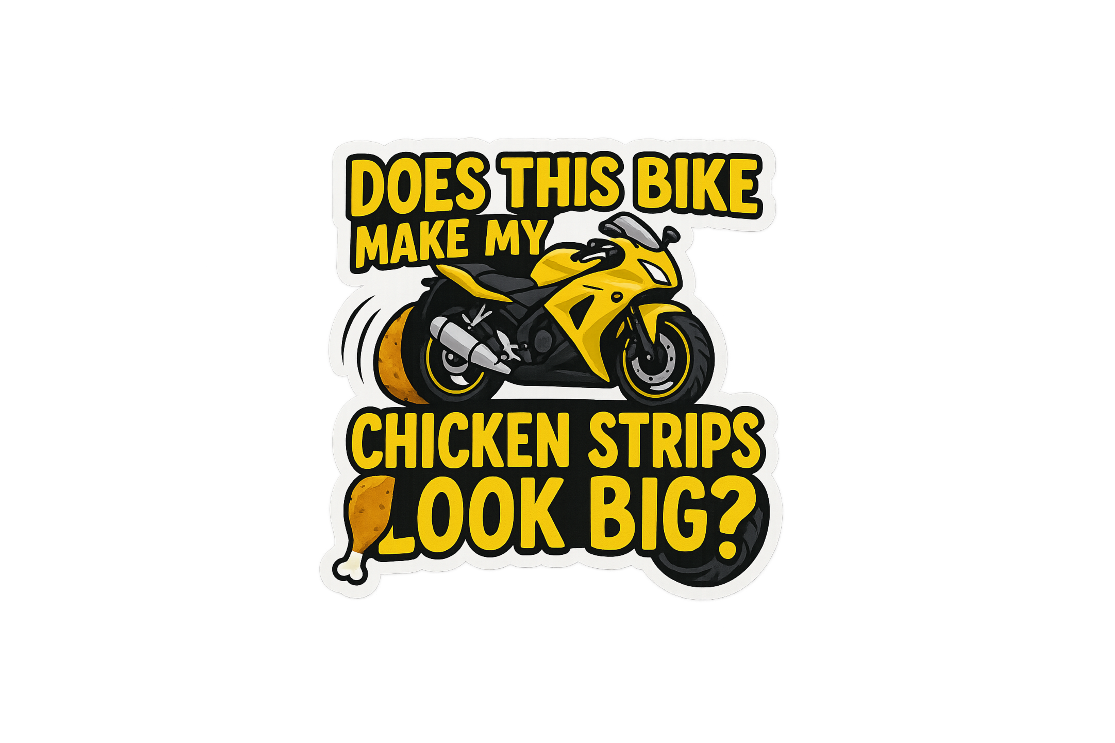 STICKER: DOES THIS BIKE MAKE MY