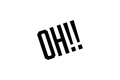 Die-Cut Sticker: OH!