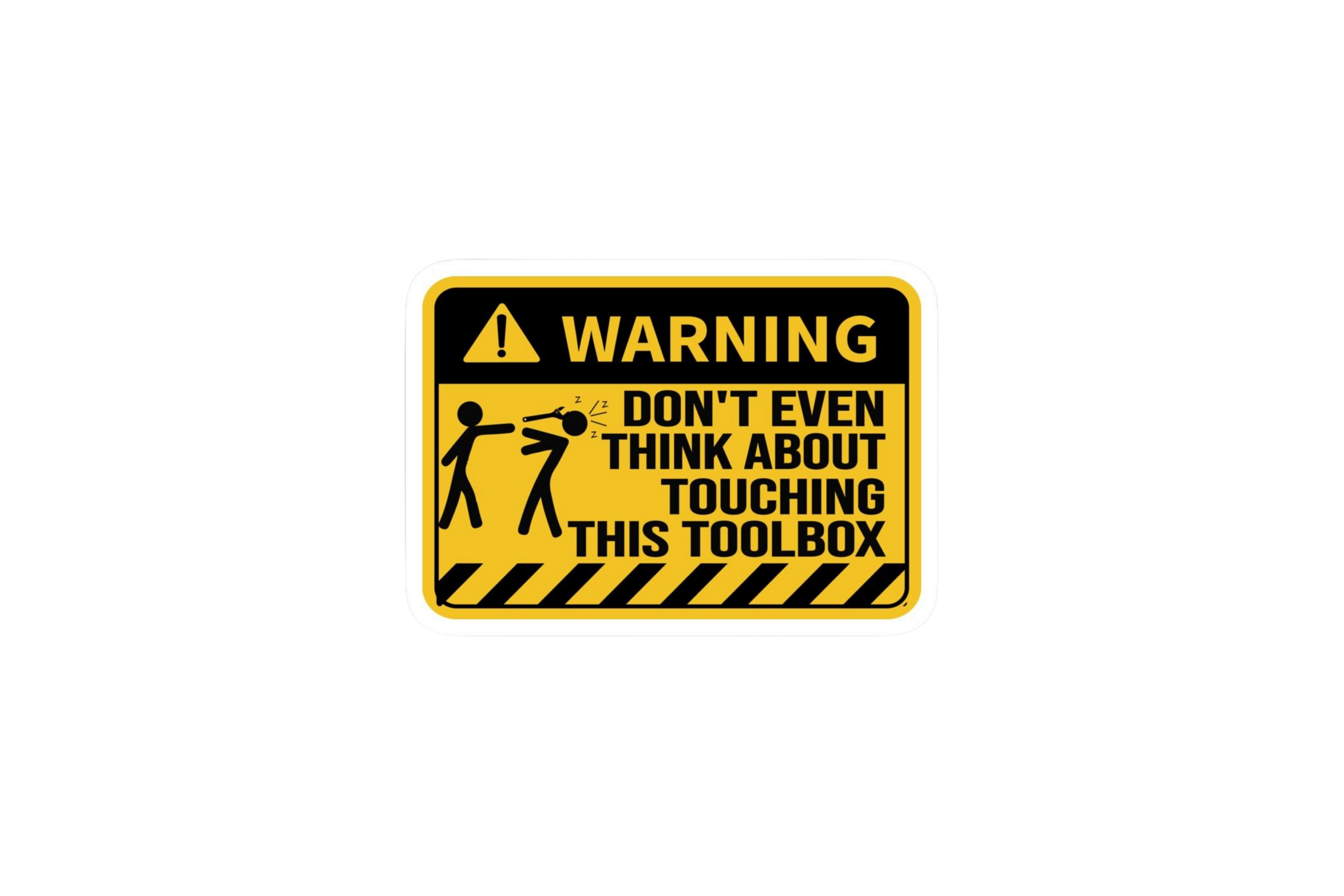 STICKER: DON'T EVEN THINK ABOUT
