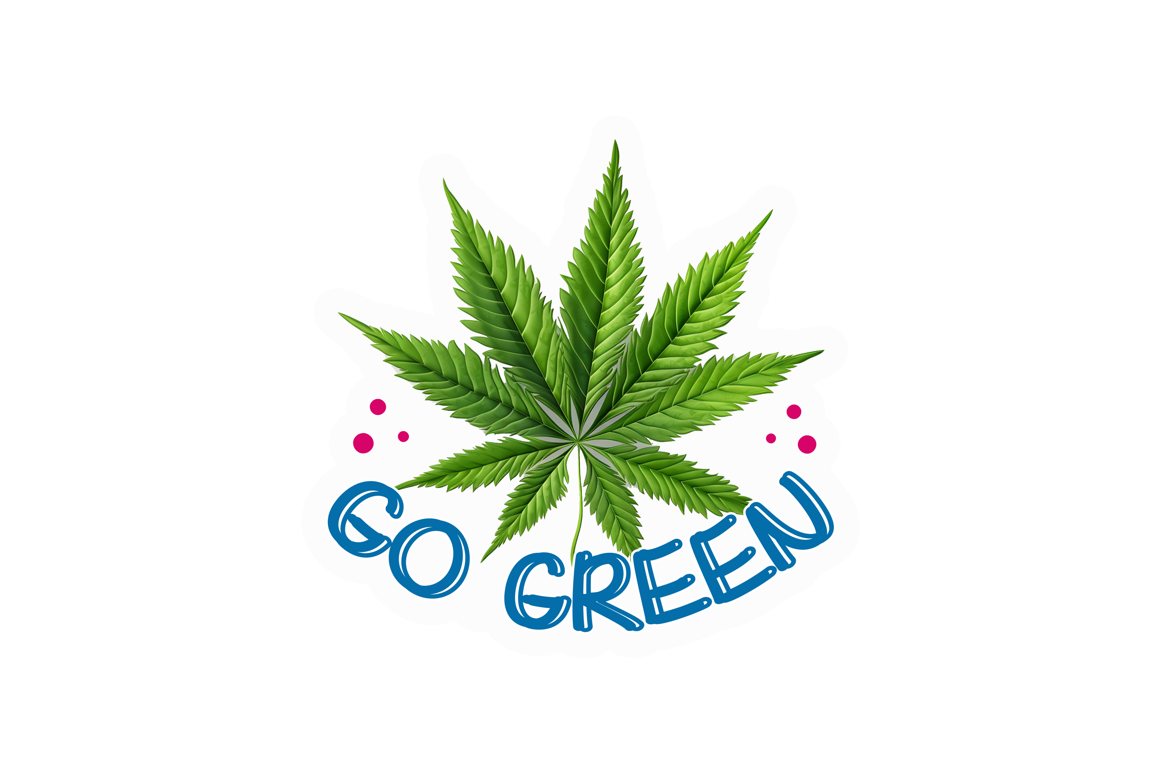 STICKER: GO GREEN - OzDecalz
