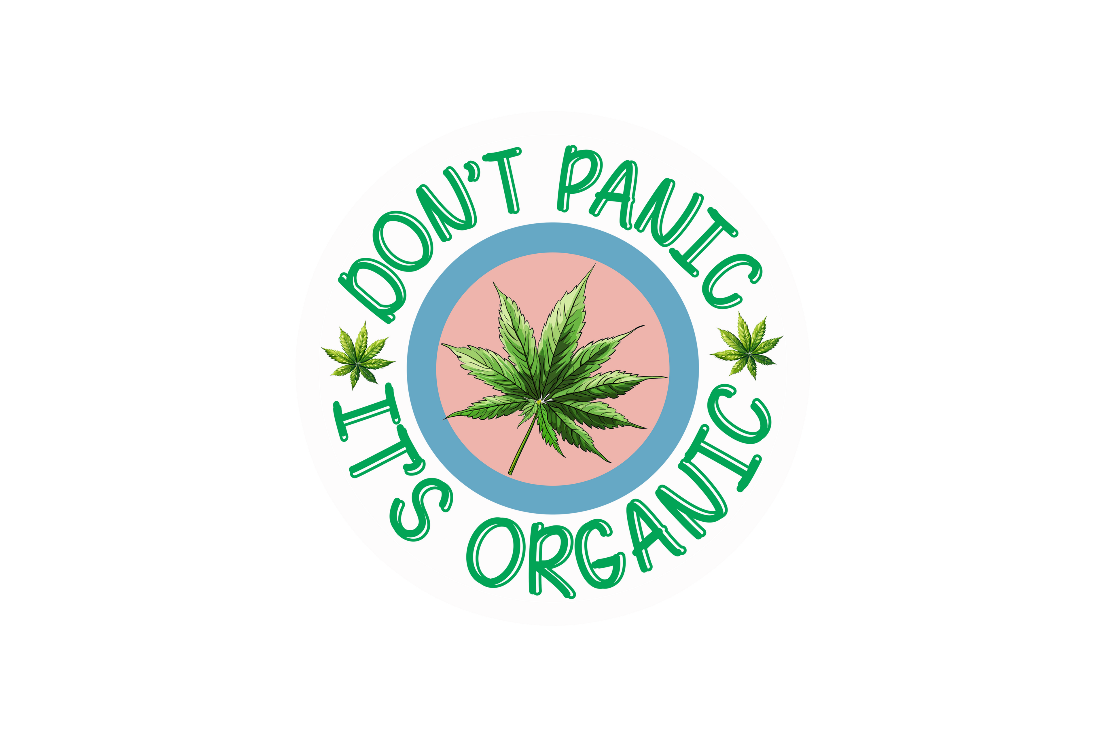 STICKER: DON'T PANIC IT'S ORGANIC - OzDecalz