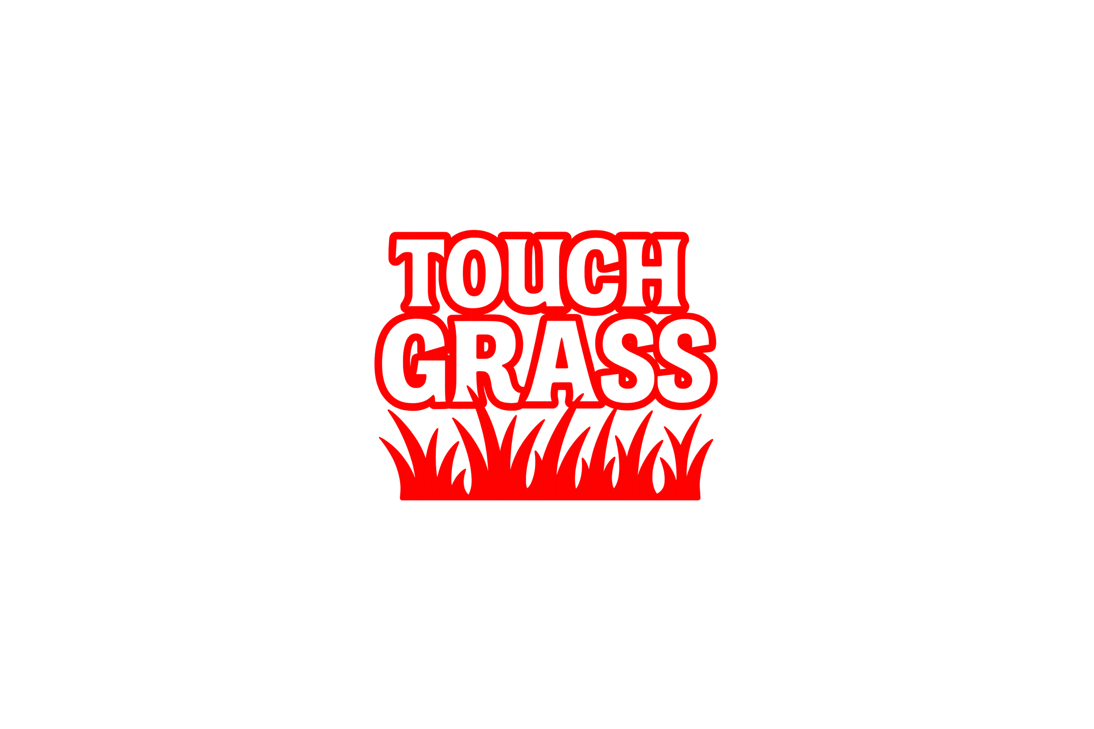 STICKER: TOUCH GRASS