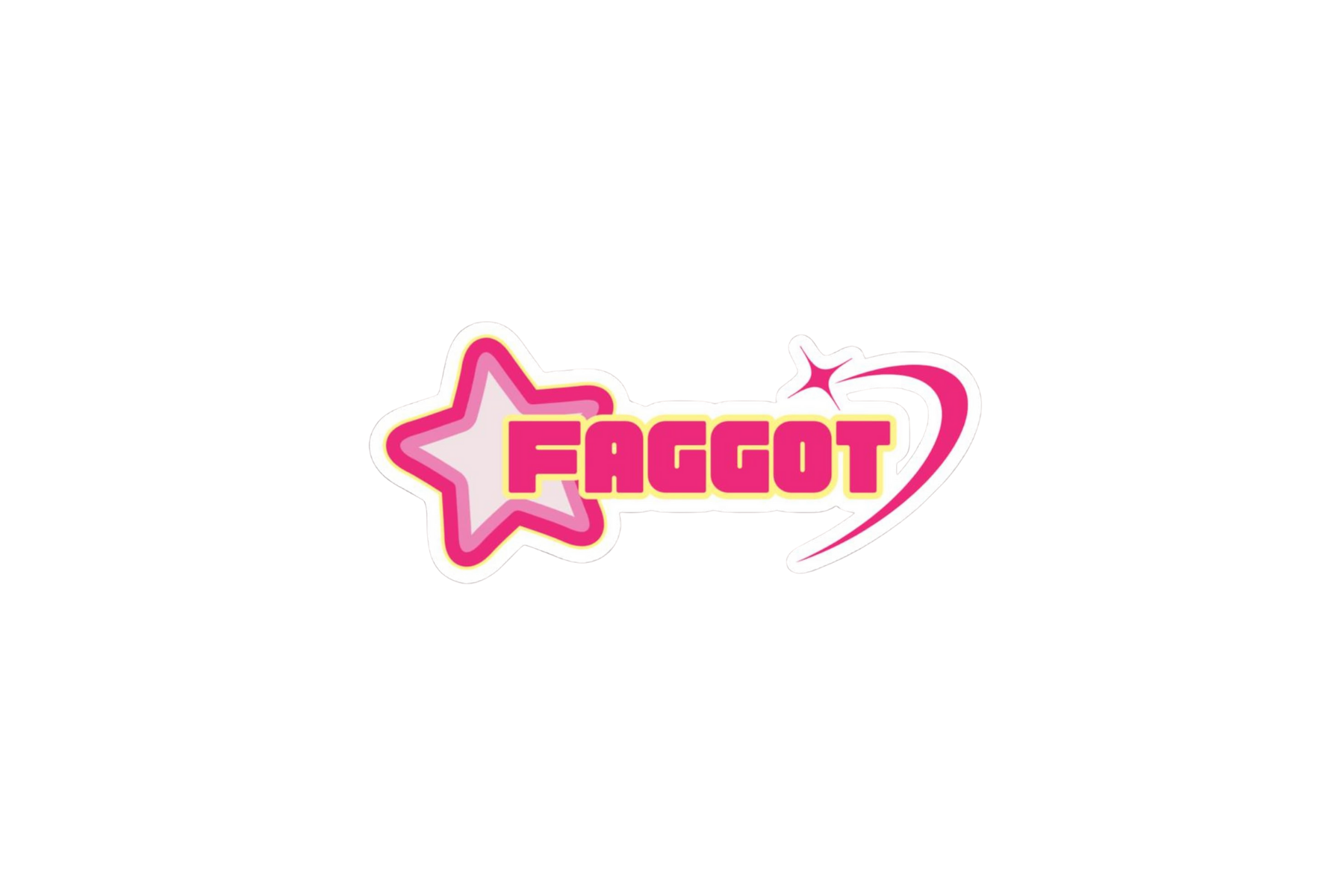STICKER: FAGGOT