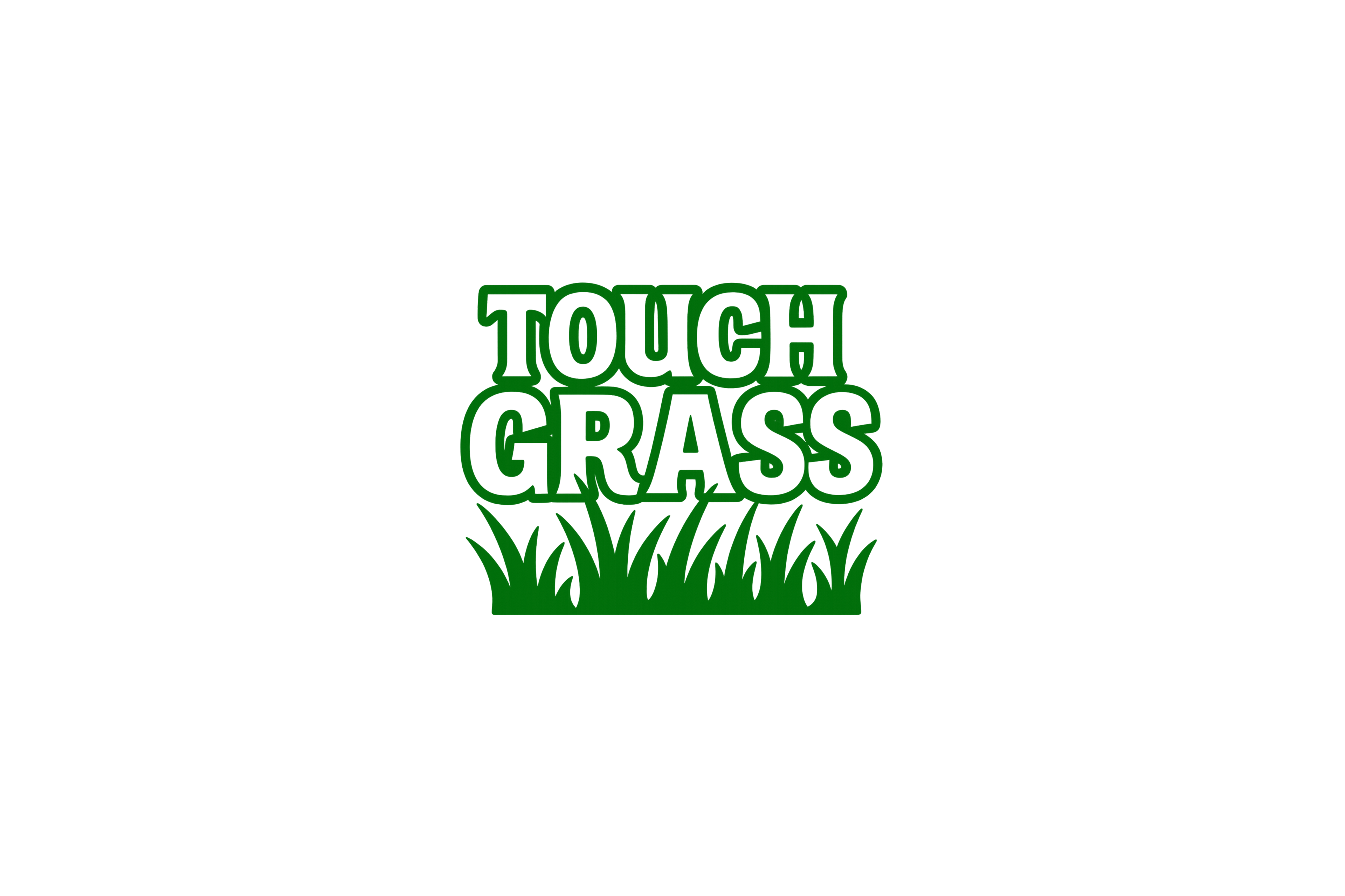STICKER: TOUCH GRASS