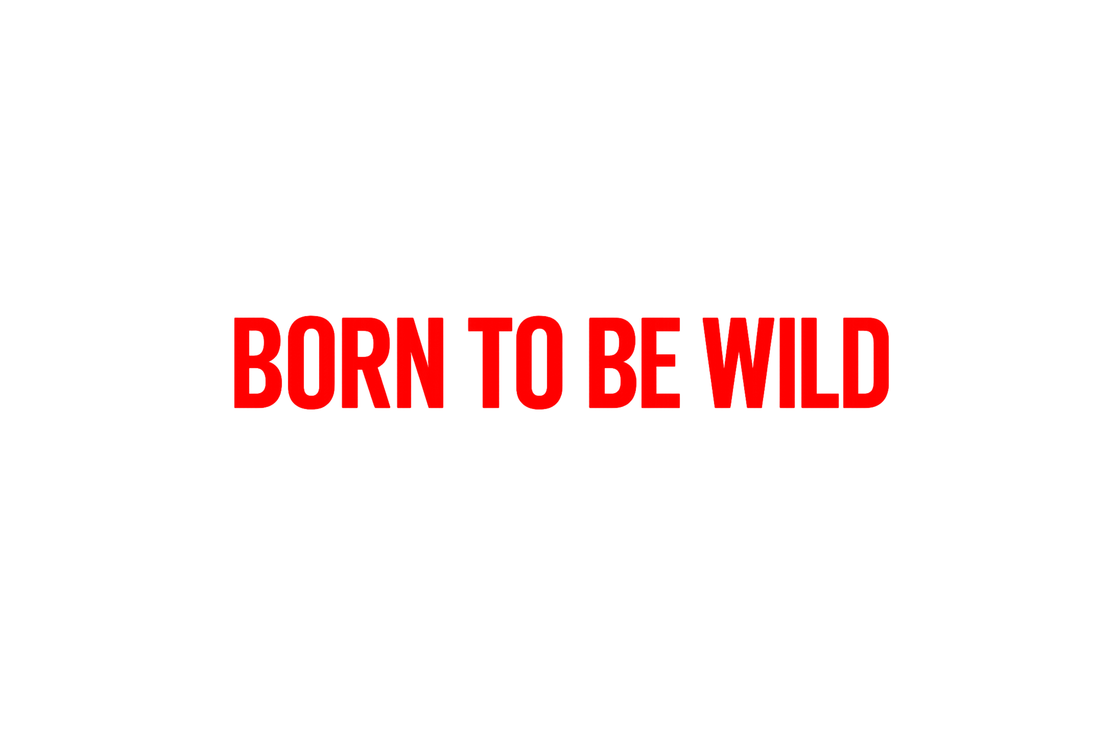 STICKER: BORN TO BE WILD