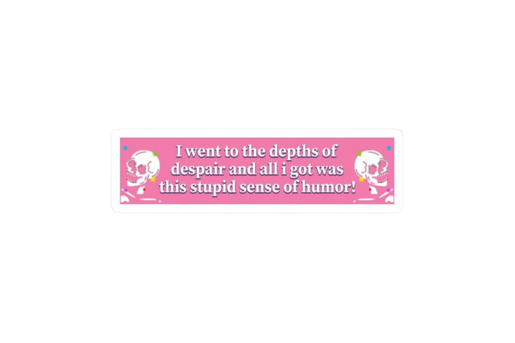 SLAP STICKER: I WENT TO THE